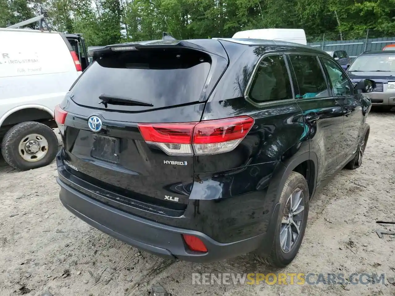 4 Фотография поврежденного автомобиля 5TDJGRFH3KS073963 TOYOTA HIGHLANDER 2019