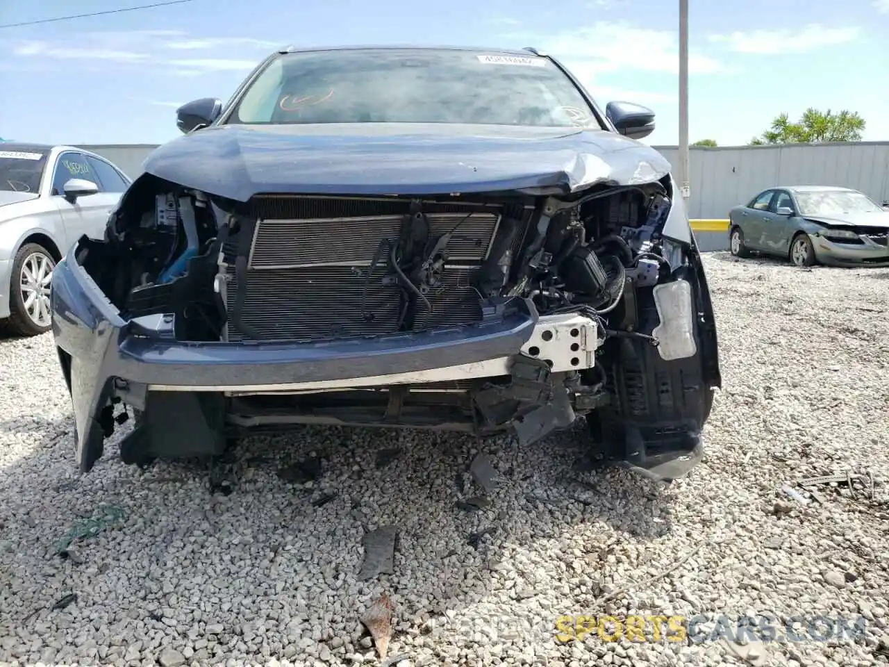 9 Photograph of a damaged car 5TDJGRFH4KS052815 TOYOTA HIGHLANDER 2019