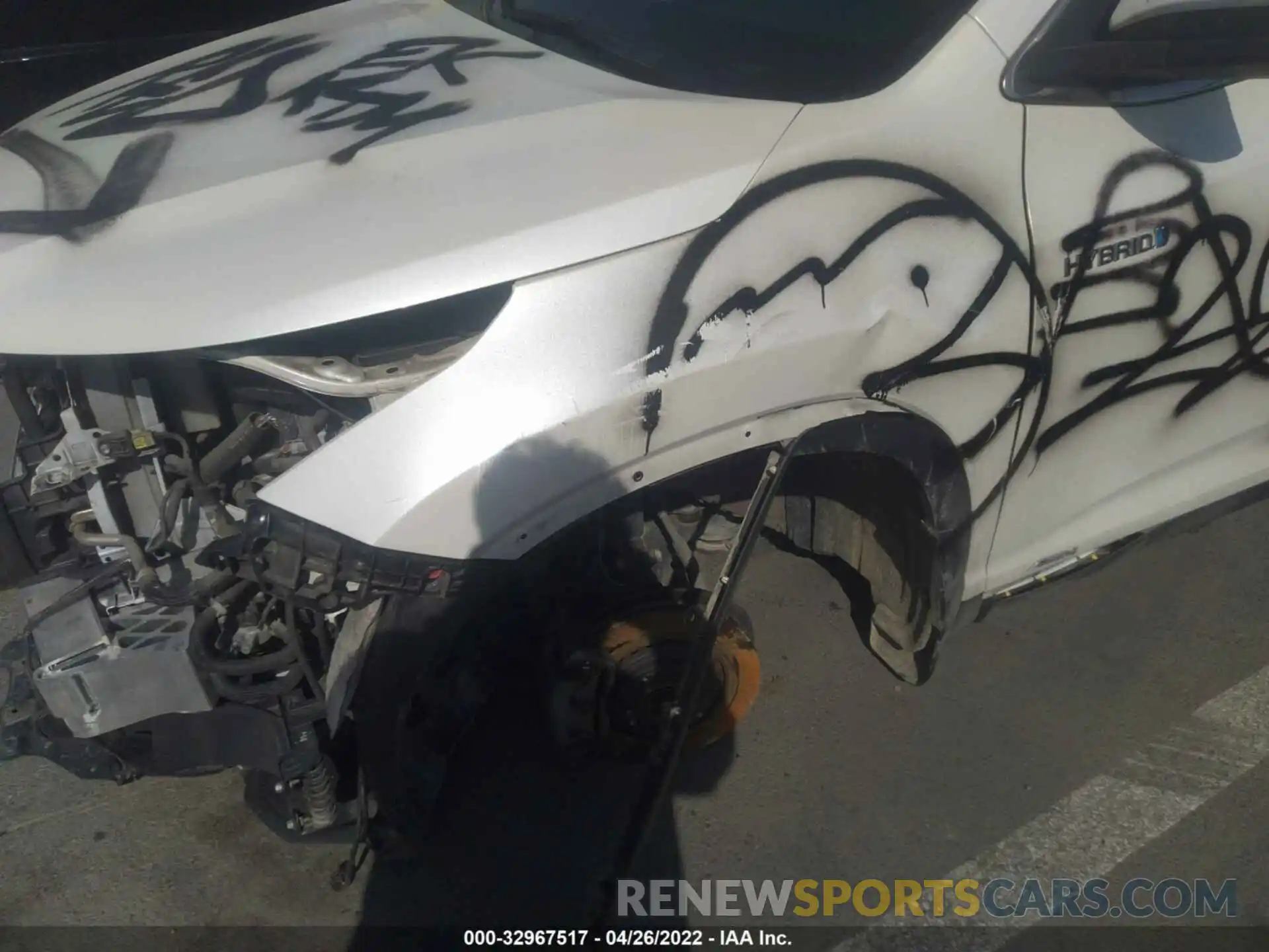 6 Photograph of a damaged car 5TDJGRFH4KS055262 TOYOTA HIGHLANDER 2019