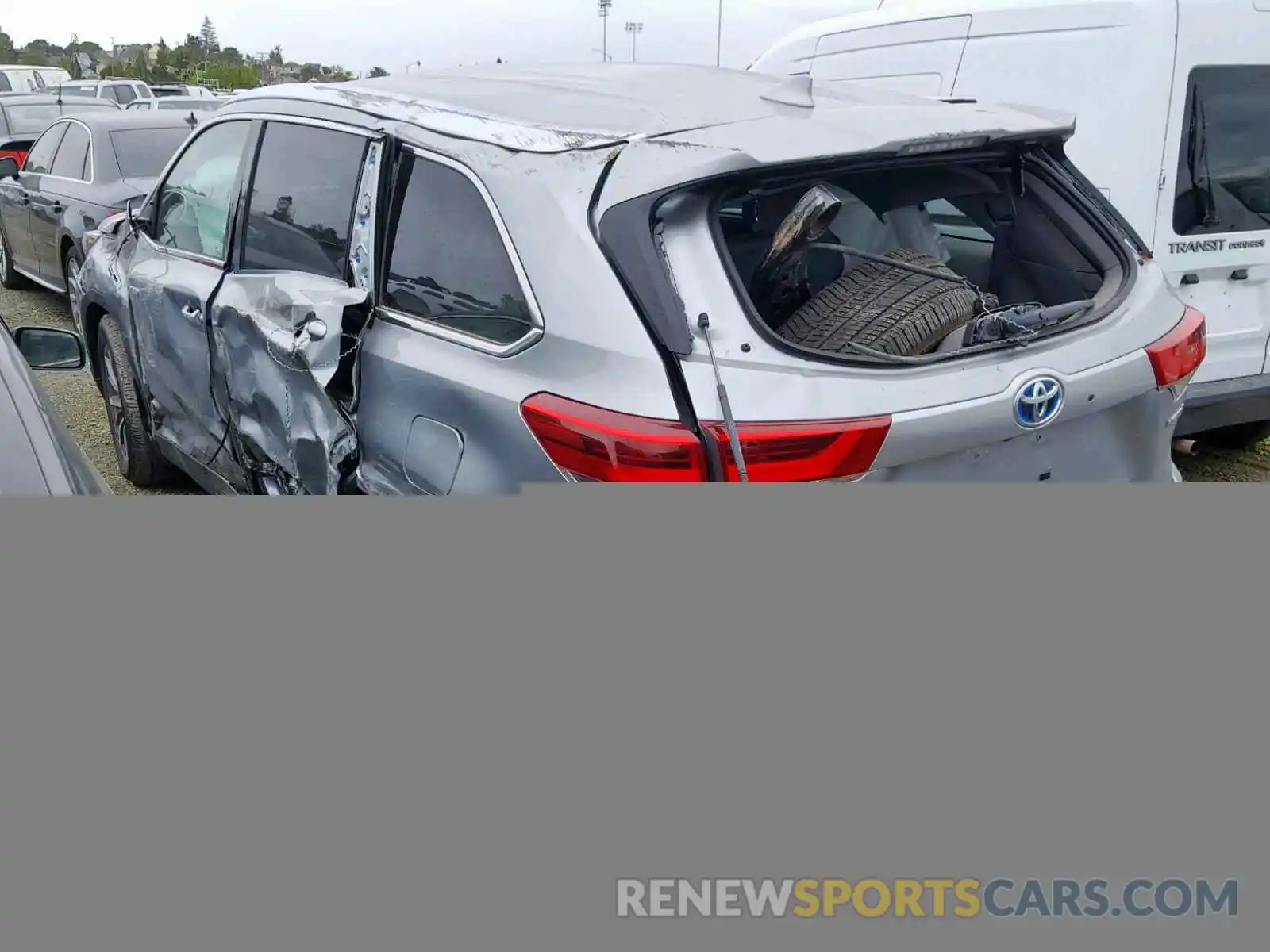 3 Photograph of a damaged car 5TDJGRFH5KS056369 TOYOTA HIGHLANDER 2019