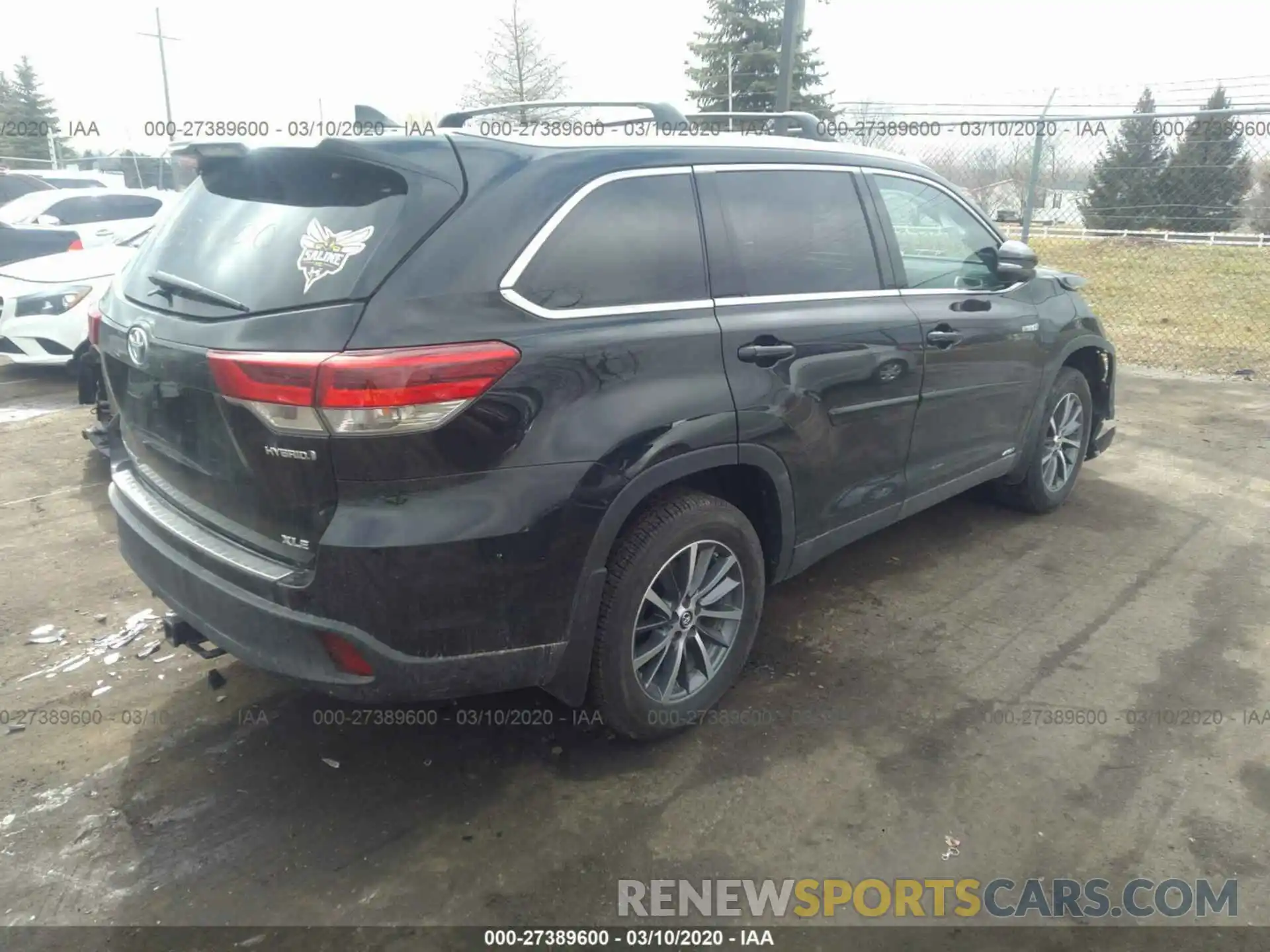 4 Фотография поврежденного автомобиля 5TDJGRFH6KS062617 TOYOTA HIGHLANDER 2019