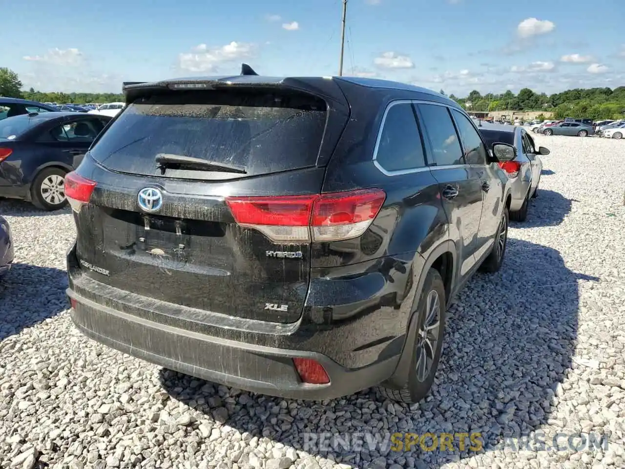 4 Фотография поврежденного автомобиля 5TDJGRFH6KS064349 TOYOTA HIGHLANDER 2019