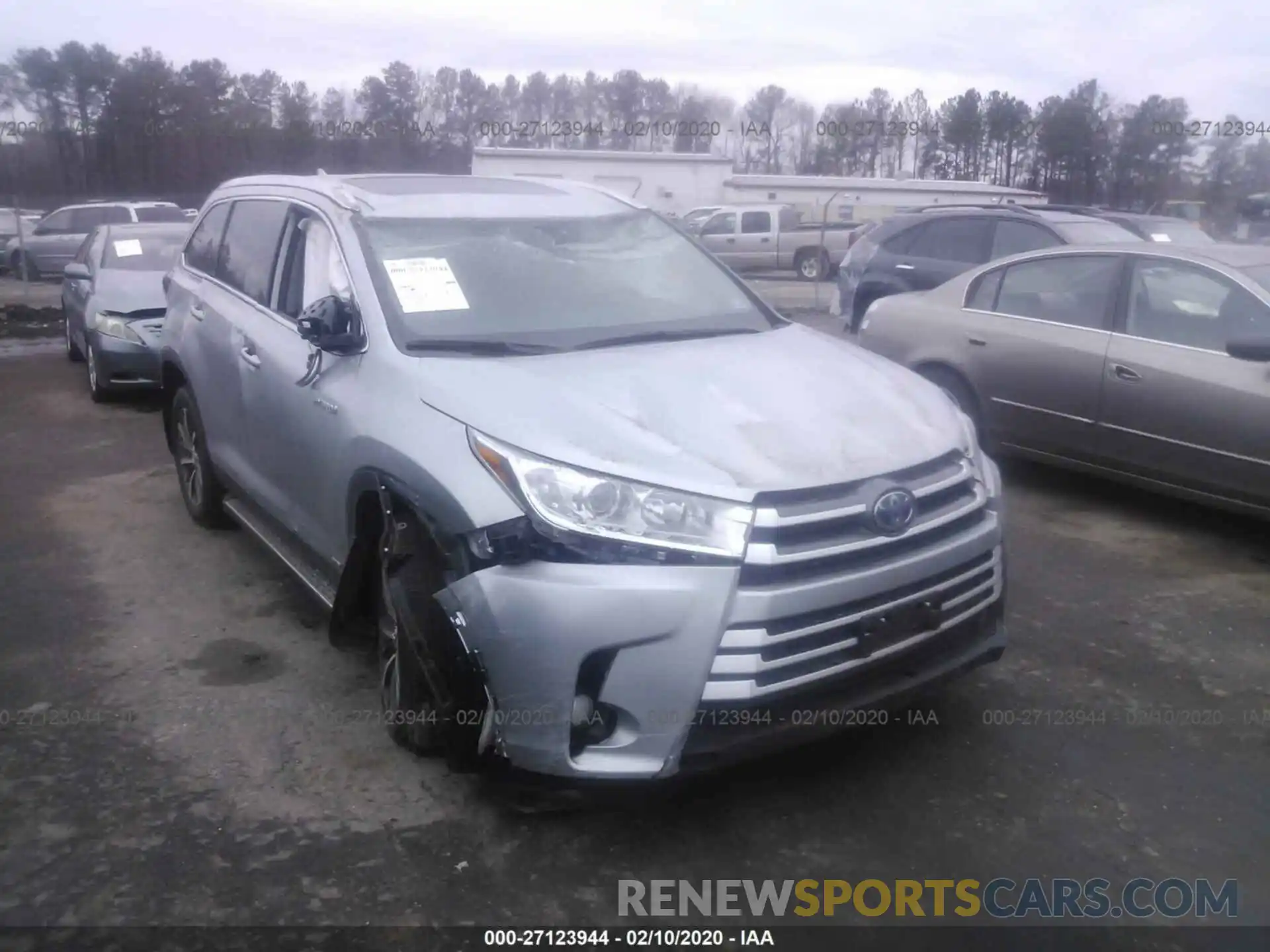 6 Фотография поврежденного автомобиля 5TDJGRFH8KS058097 TOYOTA HIGHLANDER 2019