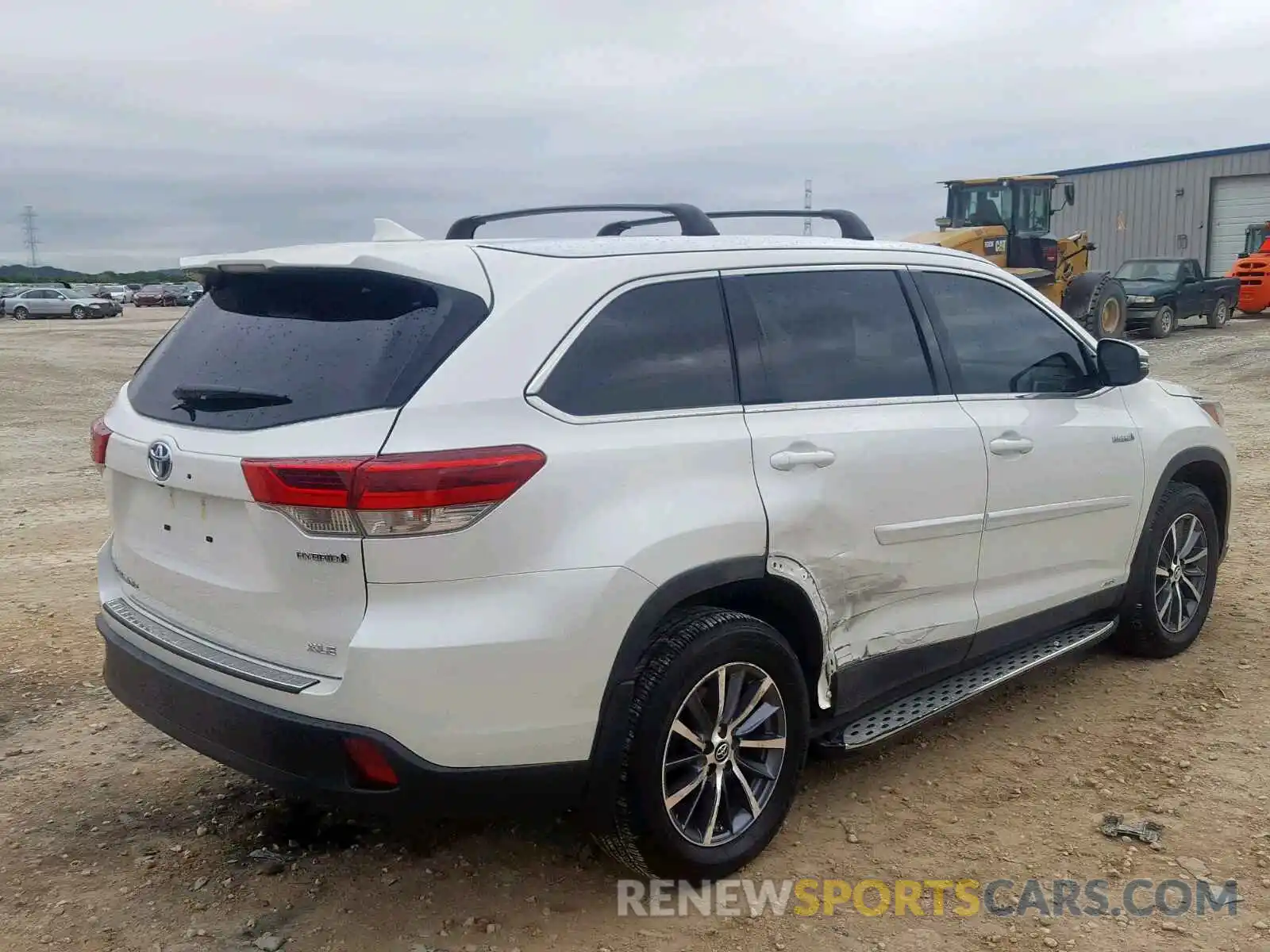 4 Фотография поврежденного автомобиля 5TDJGRFH9KS054236 TOYOTA HIGHLANDER 2019