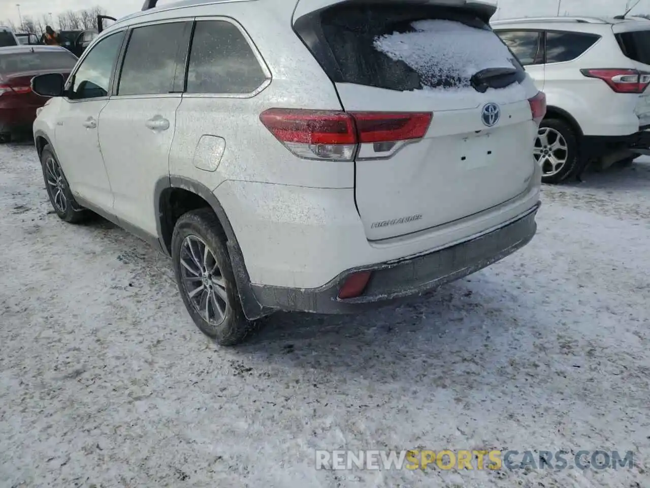 3 Фотография поврежденного автомобиля 5TDJGRFH9KS064331 TOYOTA HIGHLANDER 2019