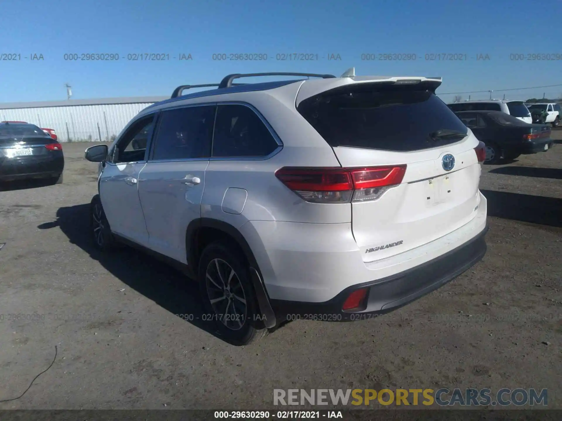 3 Фотография поврежденного автомобиля 5TDJGRFH9KS064748 TOYOTA HIGHLANDER 2019