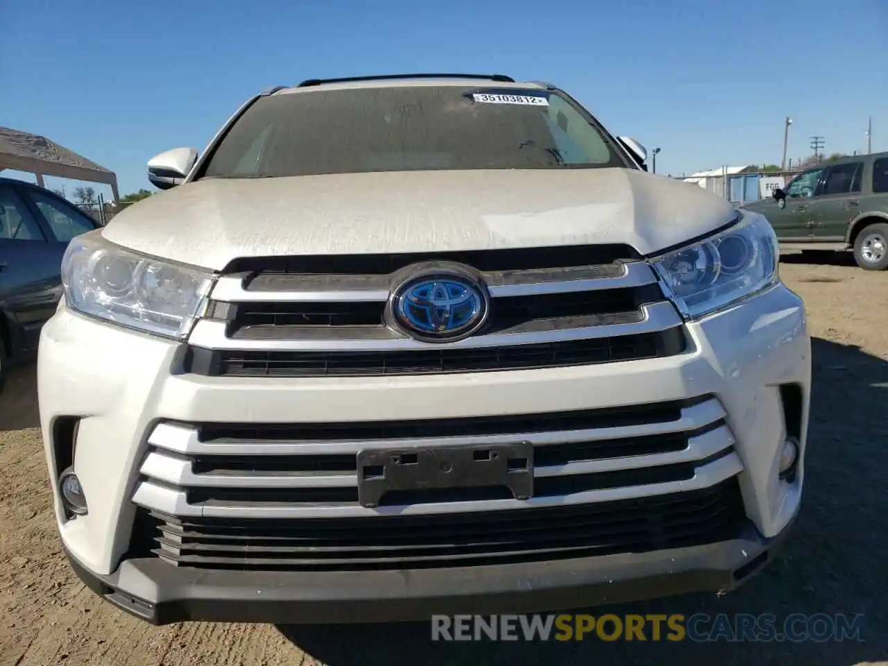 9 Photograph of a damaged car 5TDJGRFH9KS072736 TOYOTA HIGHLANDER 2019