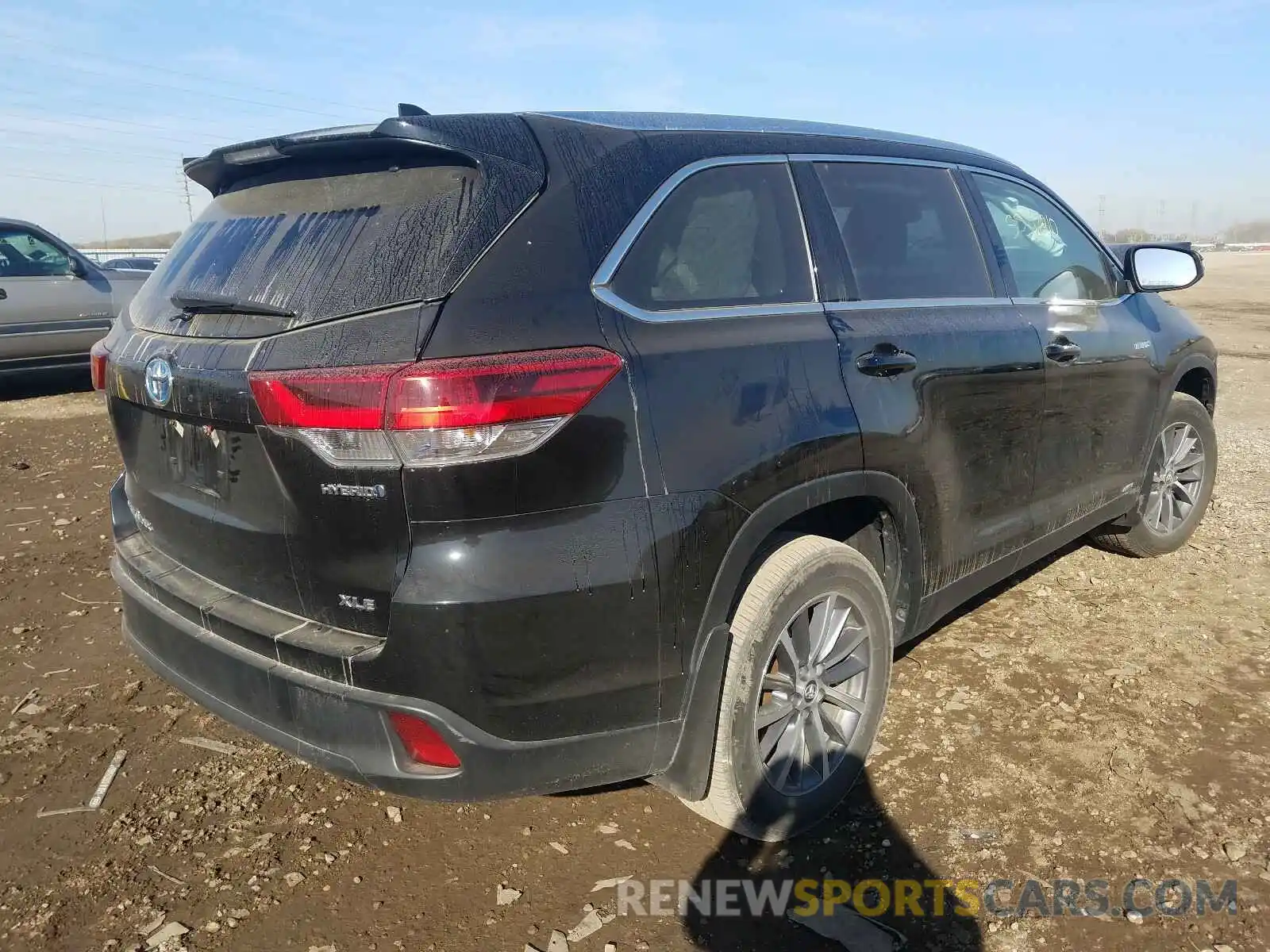 4 Фотография поврежденного автомобиля 5TDJGRFHXKS052561 TOYOTA HIGHLANDER 2019