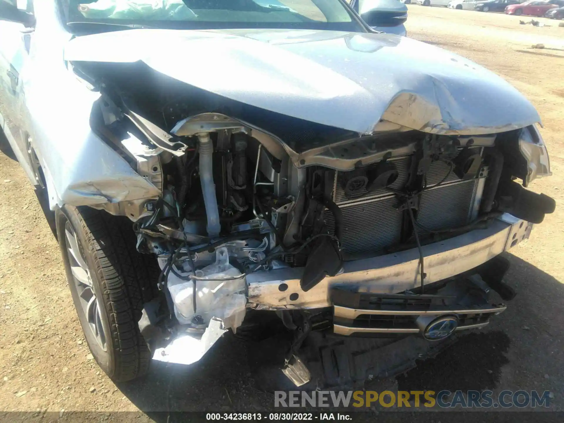 6 Photograph of a damaged car 5TDJGRFHXKS064550 TOYOTA HIGHLANDER 2019