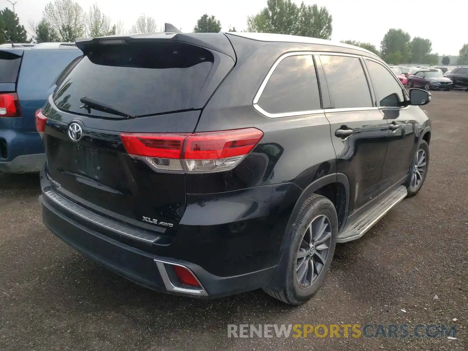 4 Фотография поврежденного автомобиля 5TDJZRFH0KS565408 TOYOTA HIGHLANDER 2019