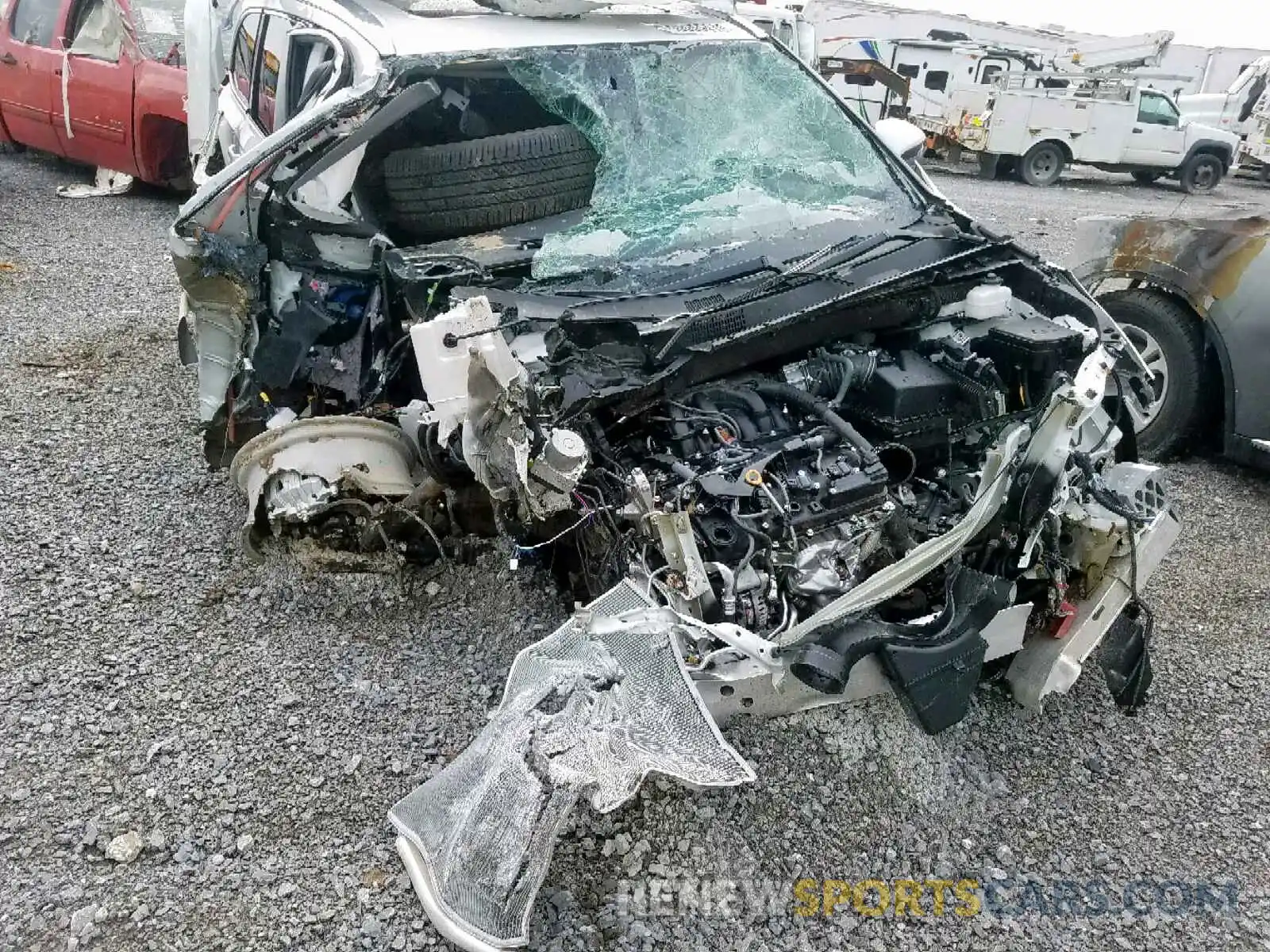 9 Photograph of a damaged car 5TDJZRFH0KS582581 TOYOTA HIGHLANDER 2019