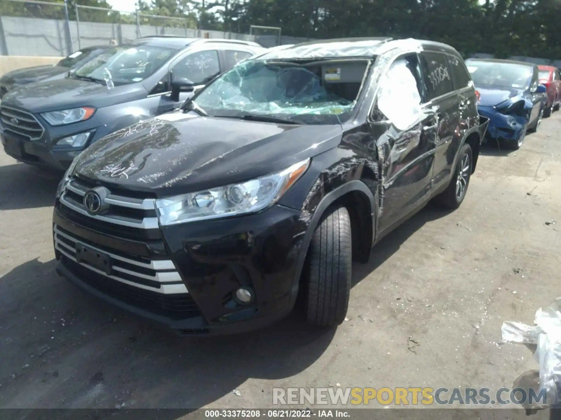 6 Фотография поврежденного автомобиля 5TDJZRFH0KS606104 TOYOTA HIGHLANDER 2019