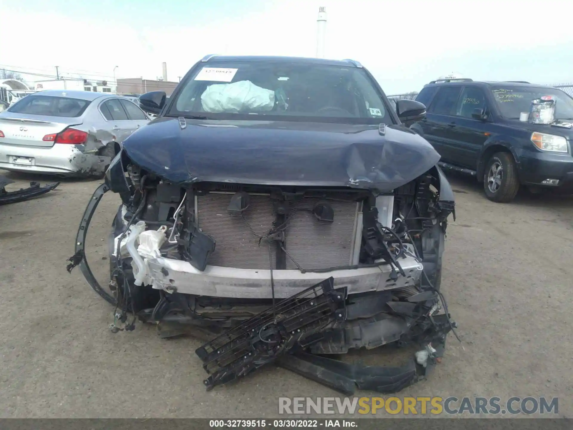 6 Photograph of a damaged car 5TDJZRFH0KS934025 TOYOTA HIGHLANDER 2019