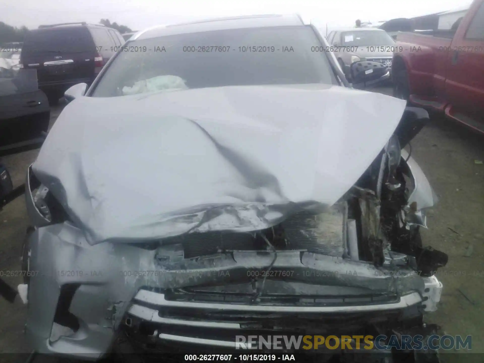 6 Photograph of a damaged car 5TDJZRFH1KS582198 TOYOTA HIGHLANDER 2019