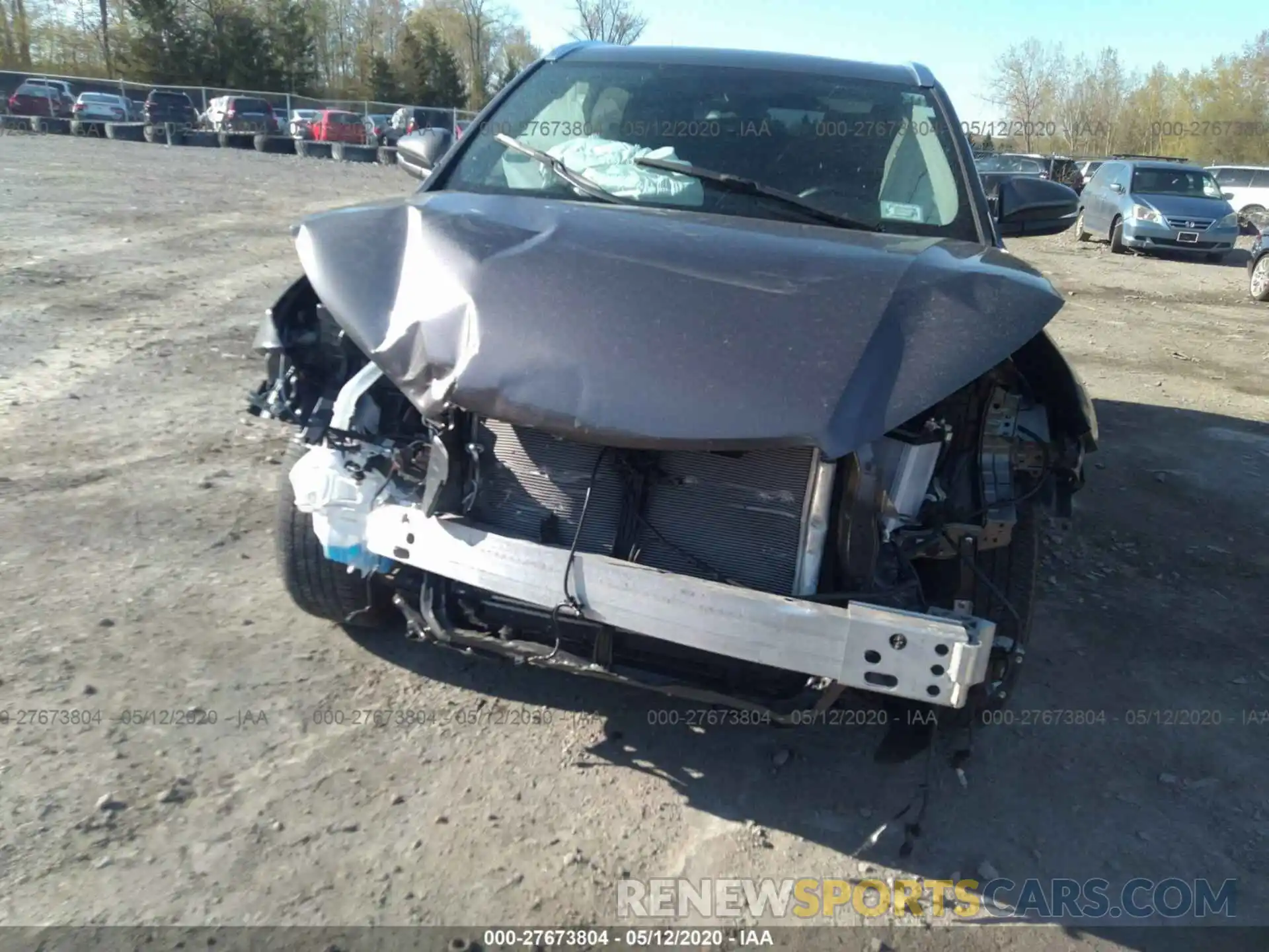 6 Photograph of a damaged car 5TDJZRFH1KS588423 TOYOTA HIGHLANDER 2019