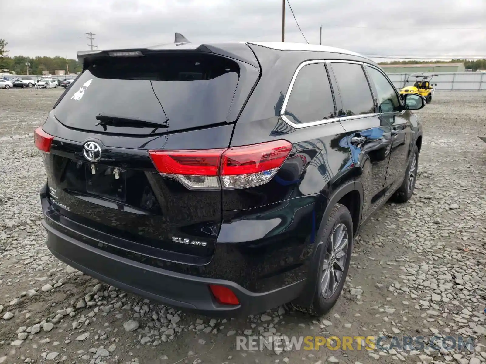 4 Фотография поврежденного автомобиля 5TDJZRFH1KS629763 TOYOTA HIGHLANDER 2019