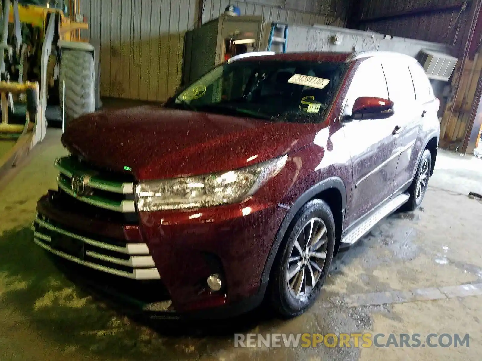 2 Фотография поврежденного автомобиля 5TDJZRFH1KS728731 TOYOTA HIGHLANDER 2019