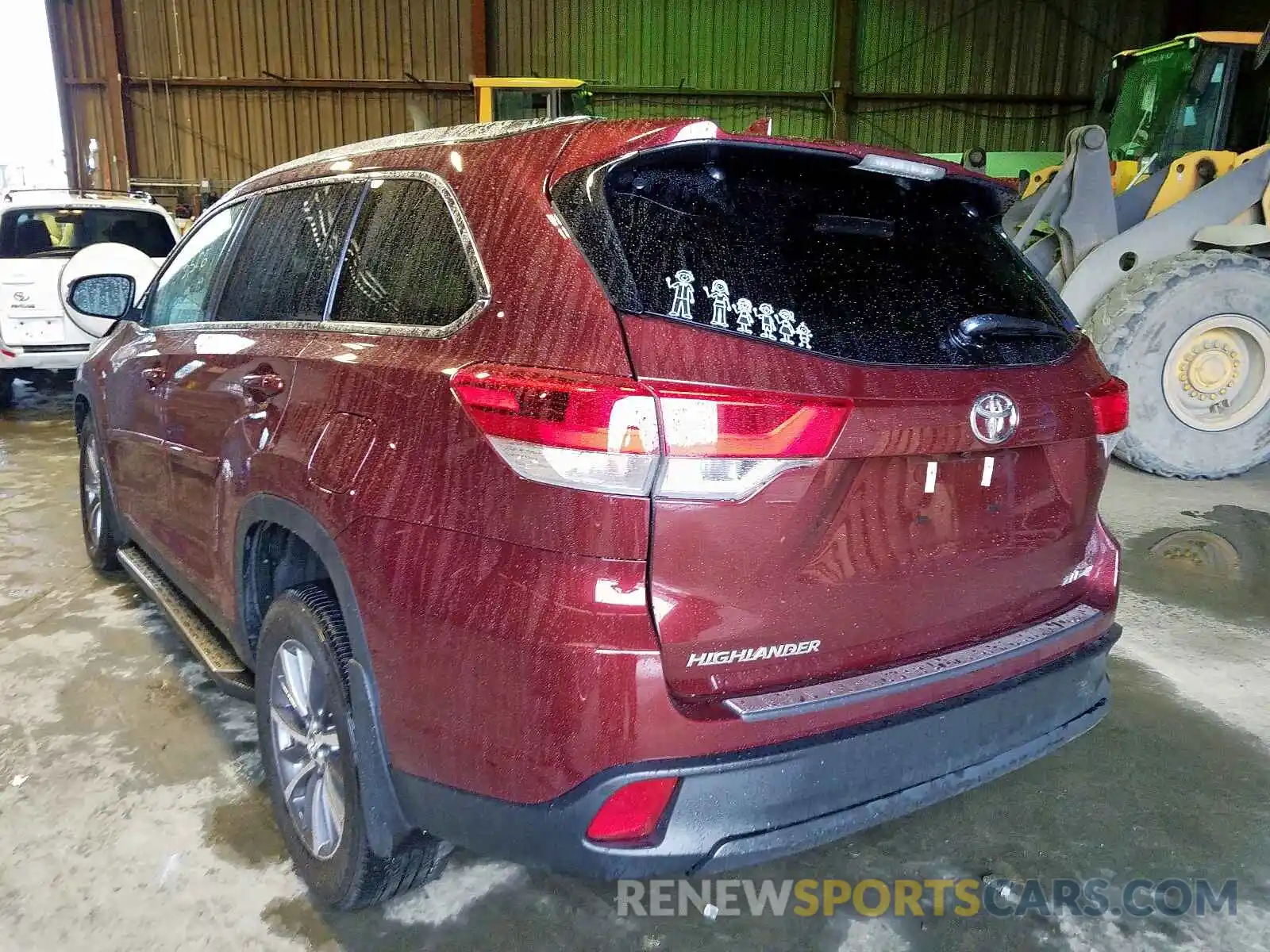 3 Фотография поврежденного автомобиля 5TDJZRFH1KS728731 TOYOTA HIGHLANDER 2019