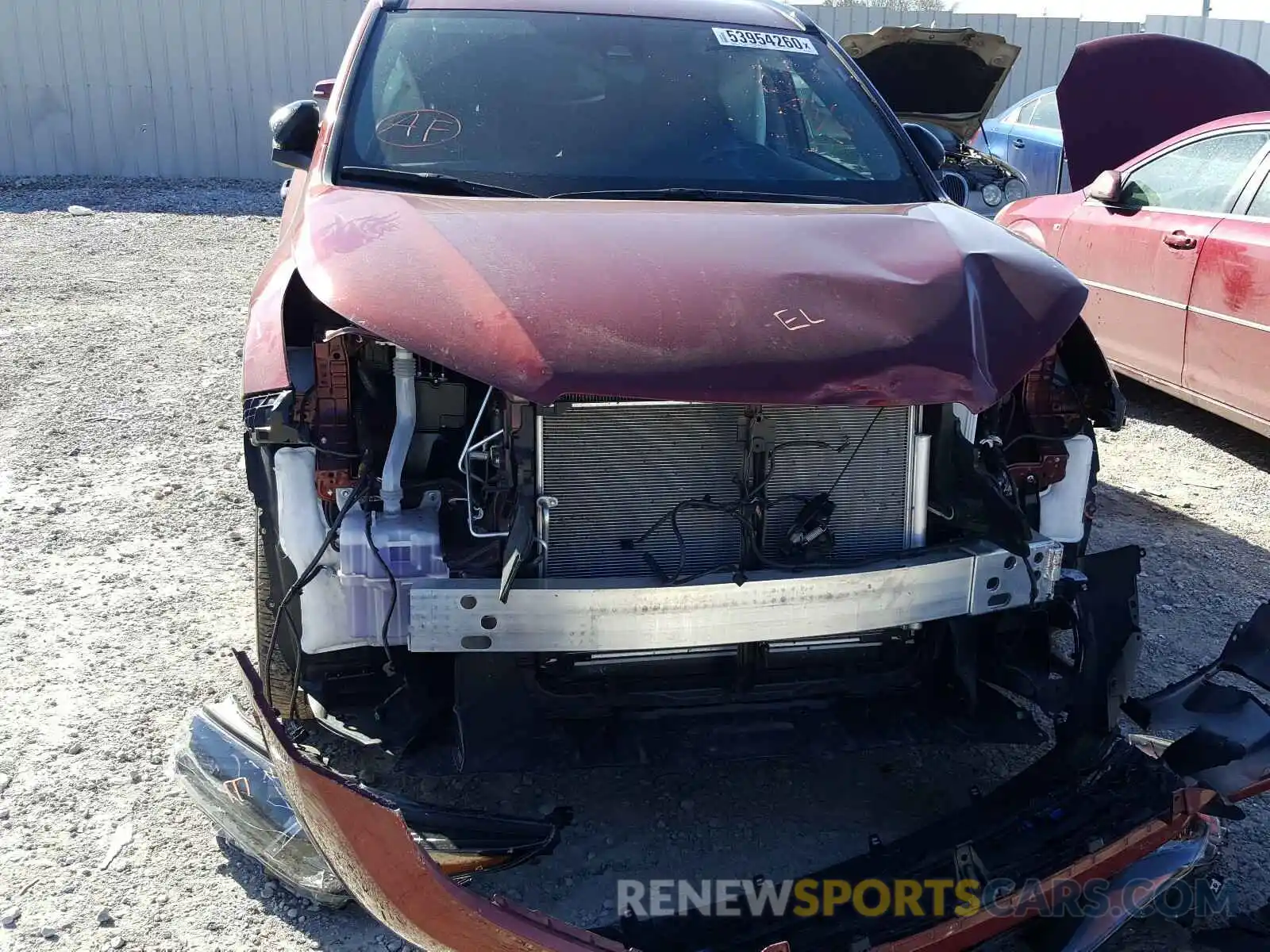 9 Photograph of a damaged car 5TDJZRFH1KS961363 TOYOTA HIGHLANDER 2019