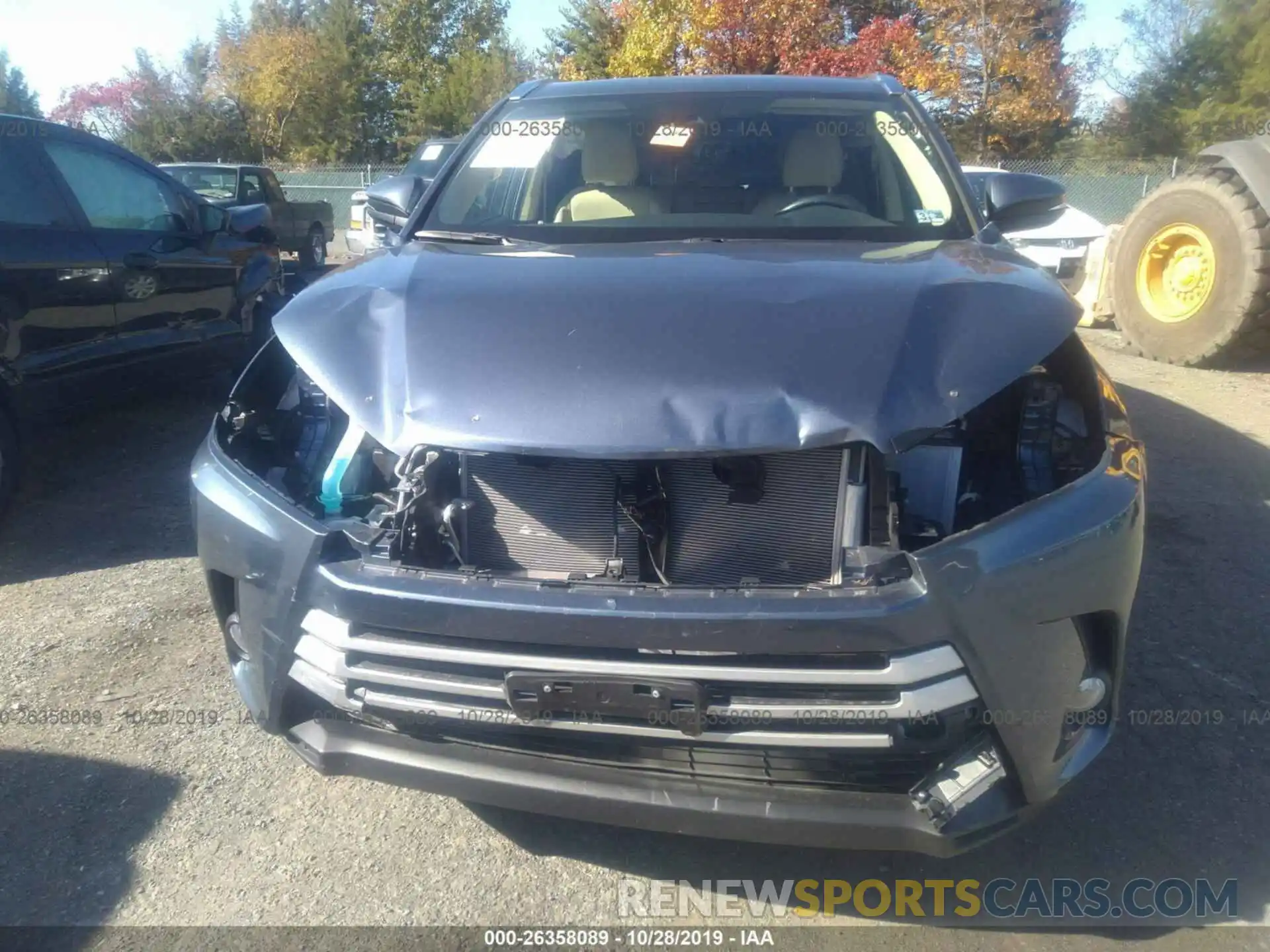 6 Photograph of a damaged car 5TDJZRFH1KS967969 TOYOTA HIGHLANDER 2019