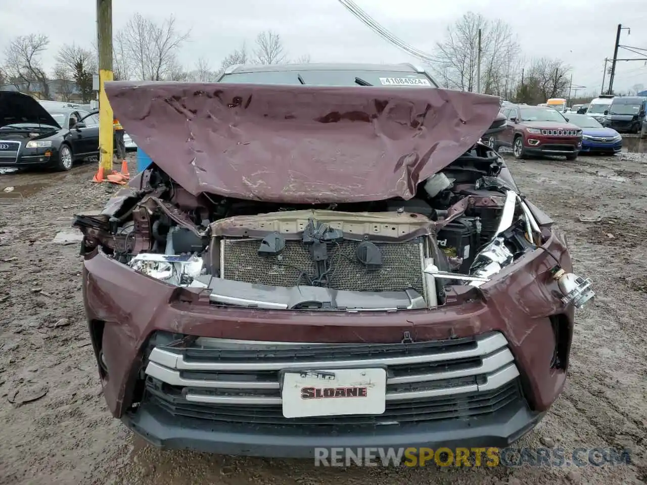 5 Photograph of a damaged car 5TDJZRFH1KS968796 TOYOTA HIGHLANDER 2019