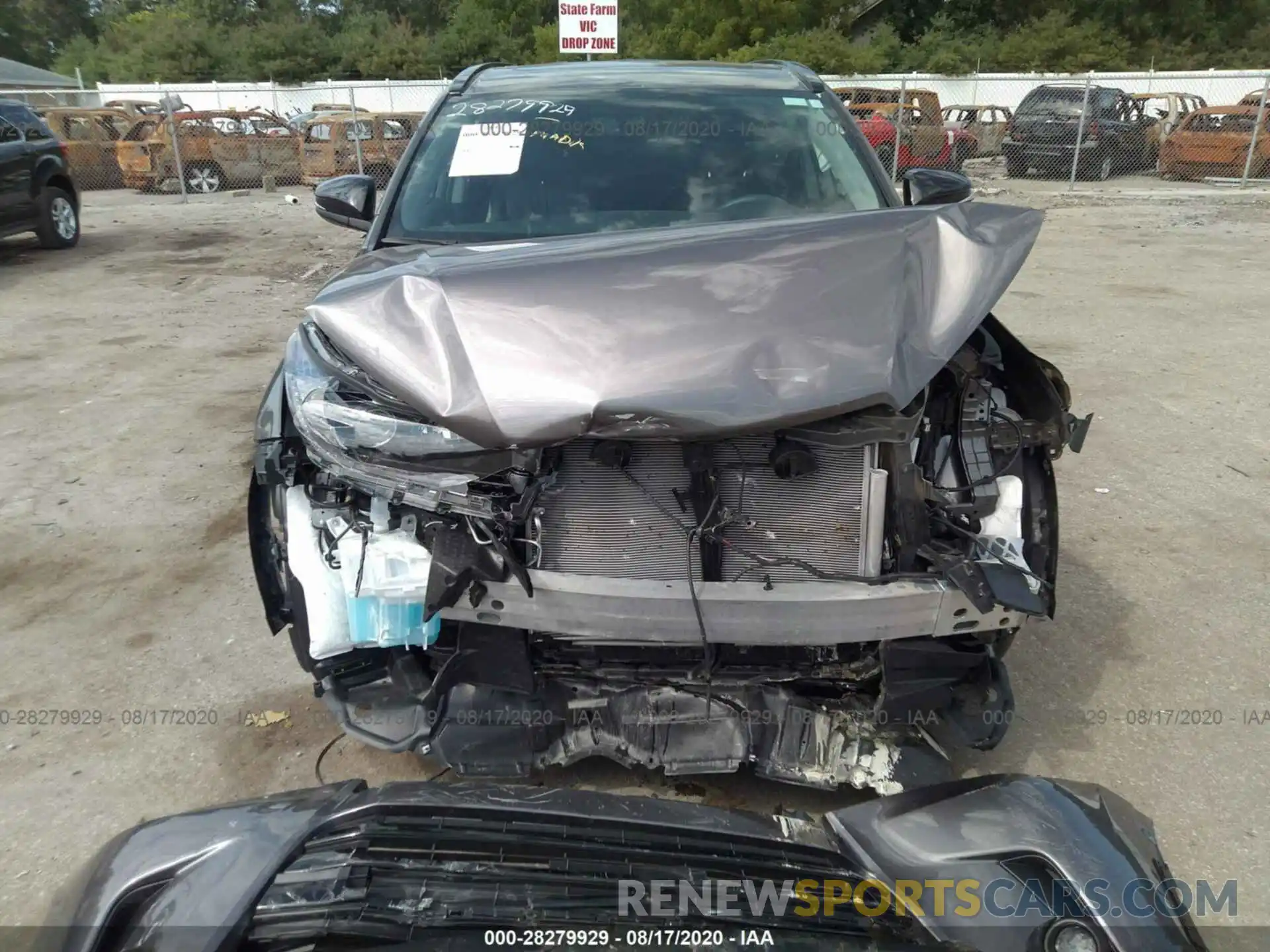 6 Photograph of a damaged car 5TDJZRFH1KS983380 TOYOTA HIGHLANDER 2019