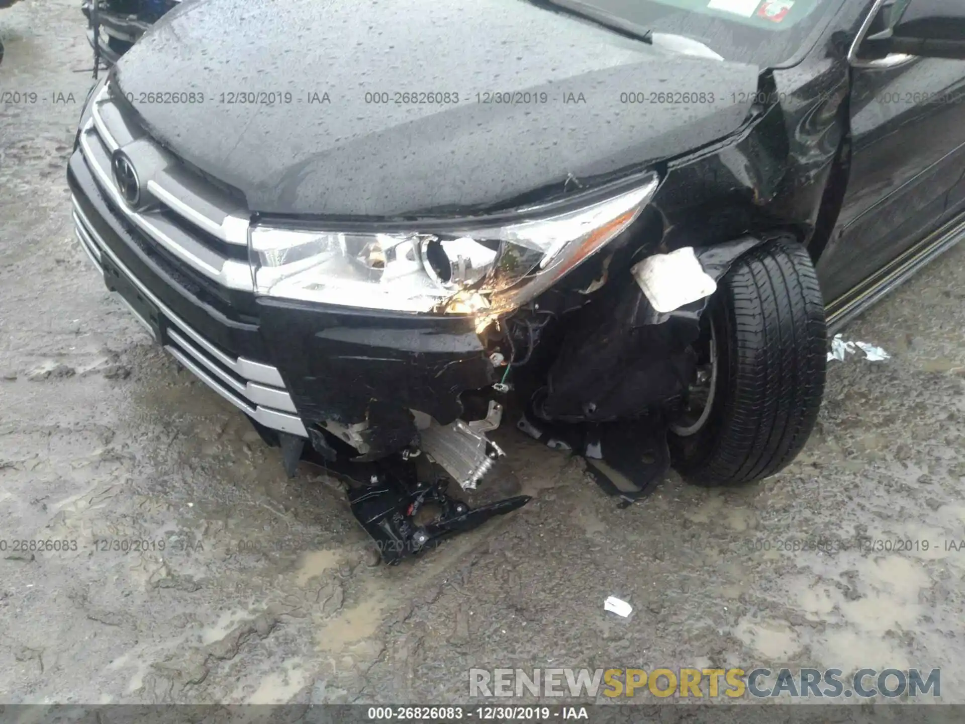 6 Photograph of a damaged car 5TDJZRFH2KS565734 TOYOTA HIGHLANDER 2019