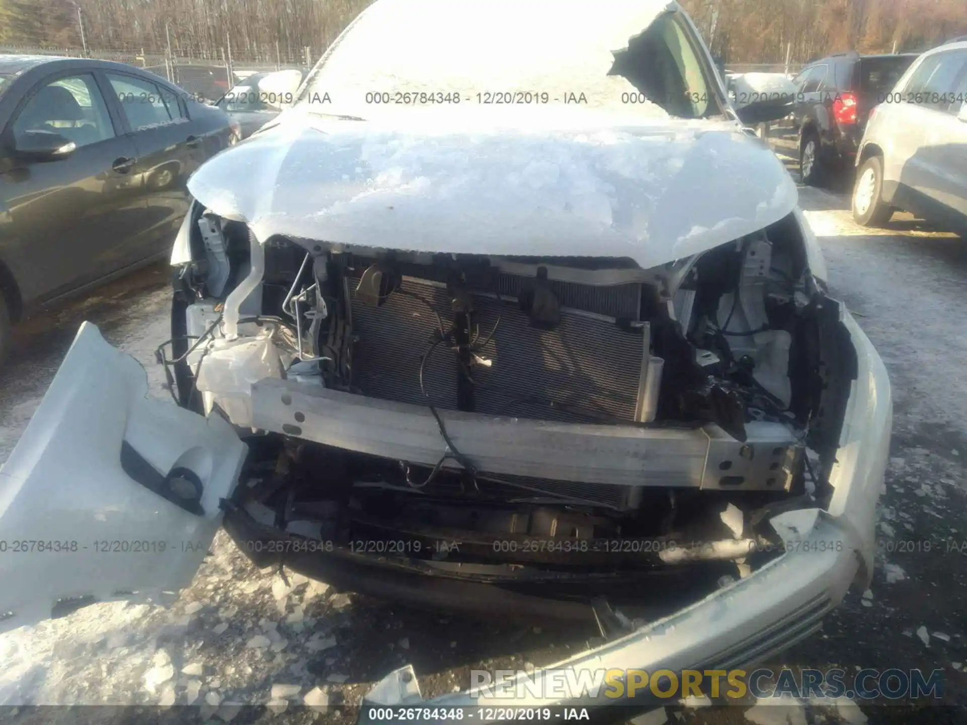 6 Photograph of a damaged car 5TDJZRFH2KS593131 TOYOTA HIGHLANDER 2019