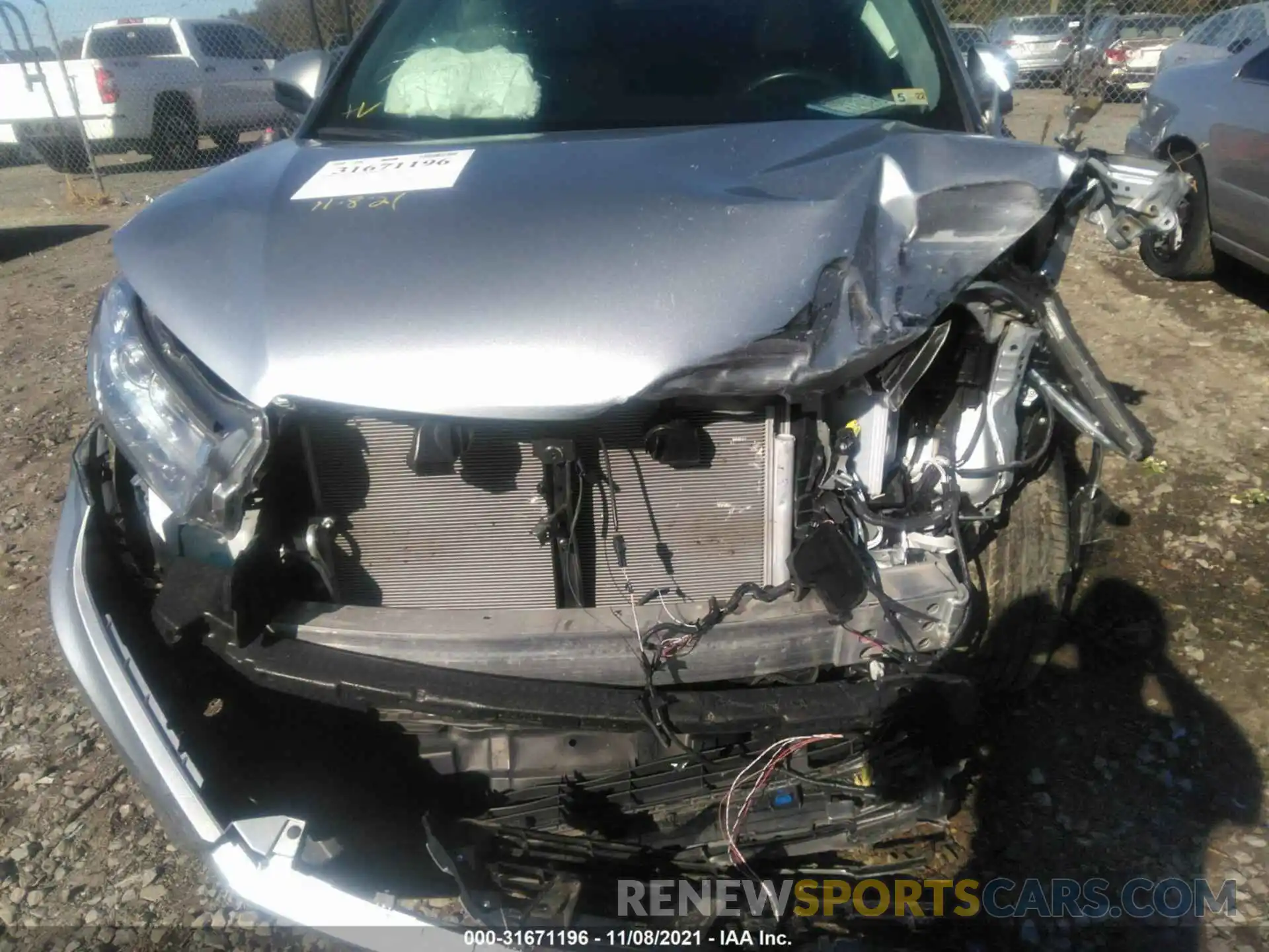 6 Photograph of a damaged car 5TDJZRFH2KS596806 TOYOTA HIGHLANDER 2019