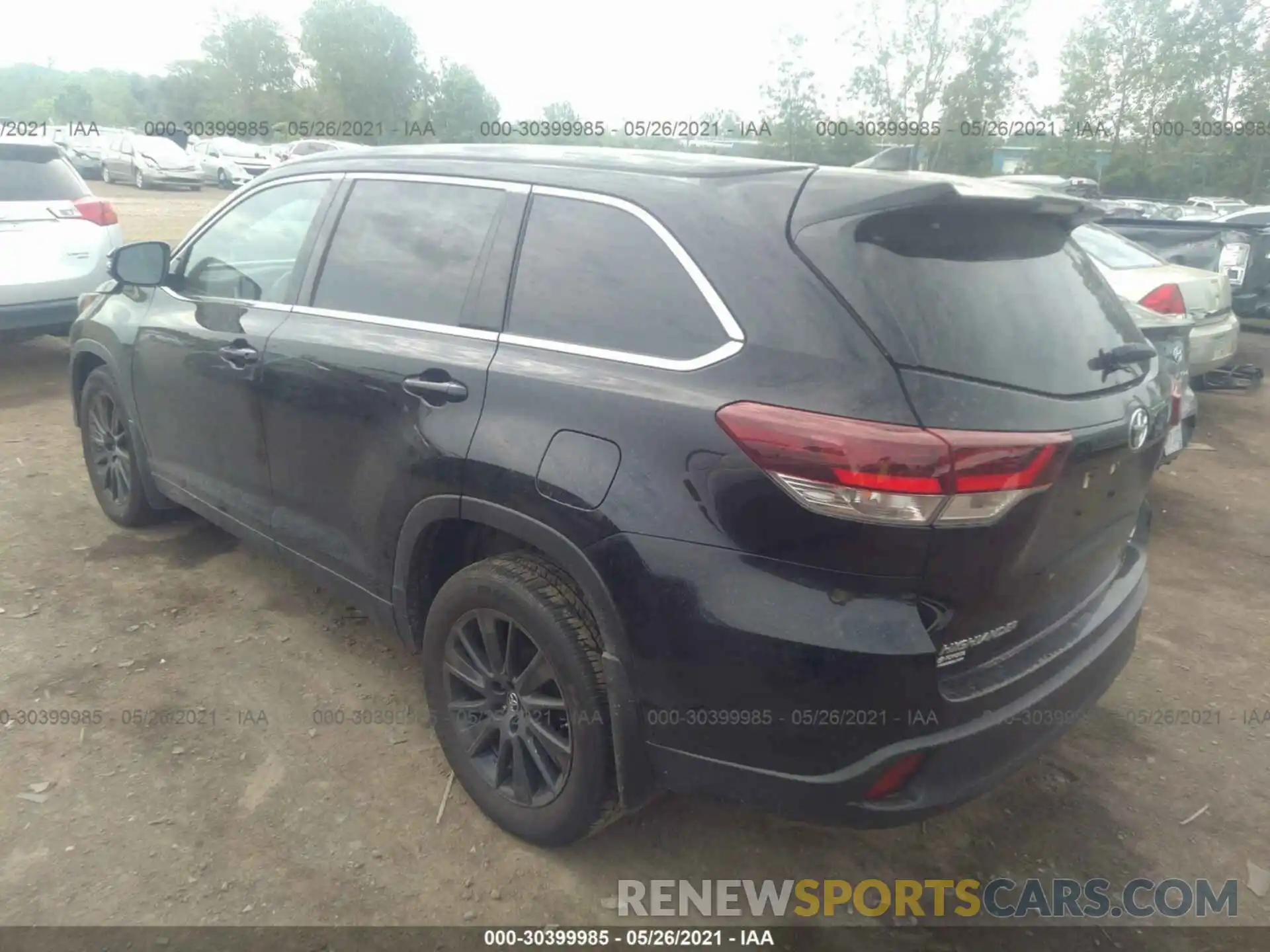 3 Photograph of a damaged car 5TDJZRFH2KS610090 TOYOTA HIGHLANDER 2019