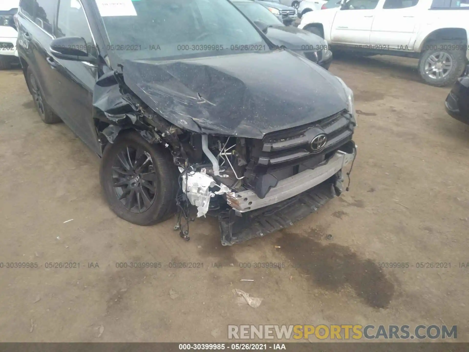 6 Photograph of a damaged car 5TDJZRFH2KS610090 TOYOTA HIGHLANDER 2019