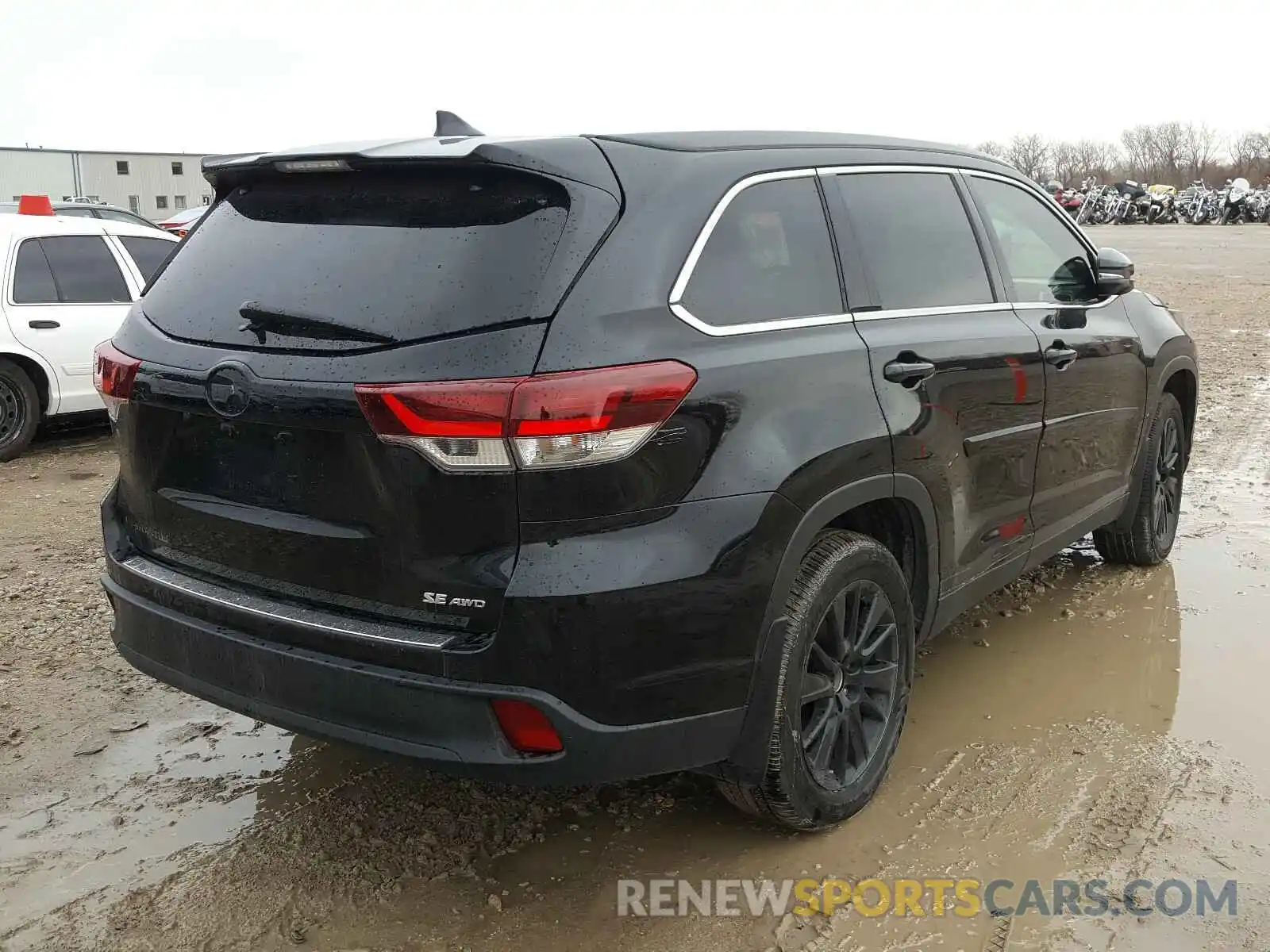 4 Фотография поврежденного автомобиля 5TDJZRFH2KS615922 TOYOTA HIGHLANDER 2019