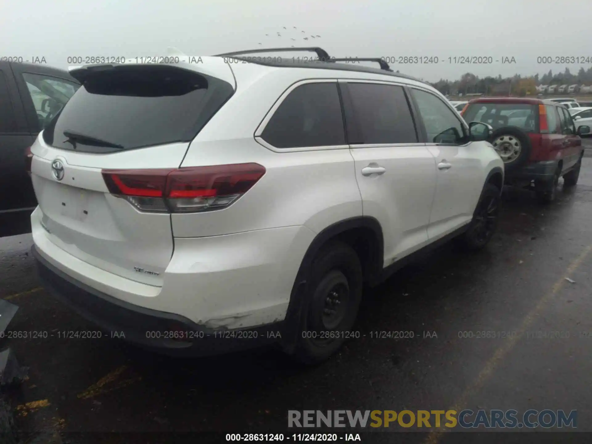 4 Фотография поврежденного автомобиля 5TDJZRFH2KS617721 TOYOTA HIGHLANDER 2019