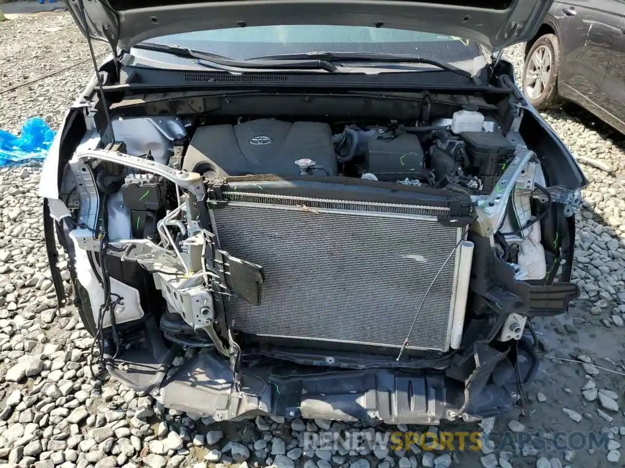 7 Photograph of a damaged car 5TDJZRFH2KS629142 TOYOTA HIGHLANDER 2019