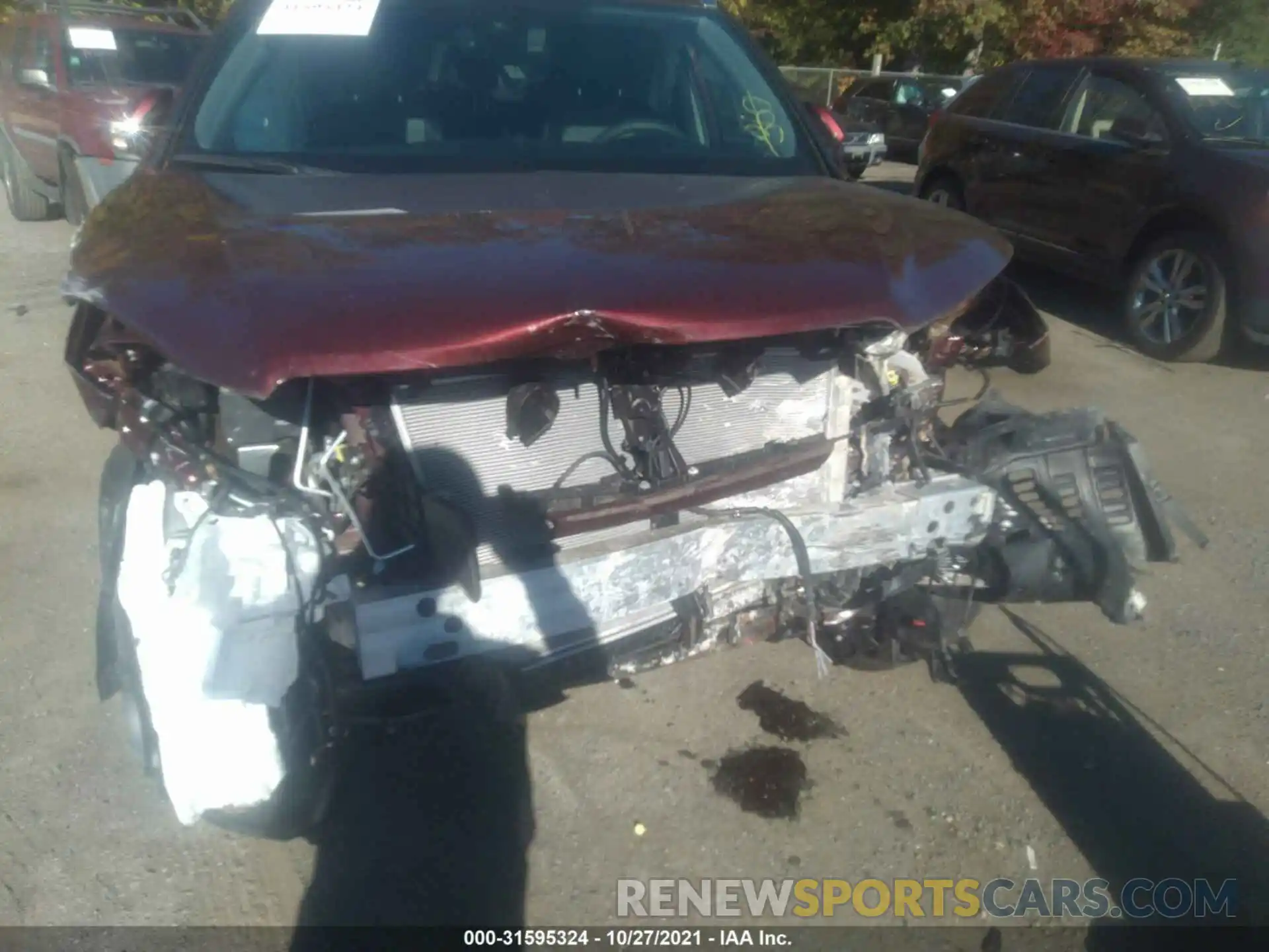 6 Photograph of a damaged car 5TDJZRFH2KS741262 TOYOTA HIGHLANDER 2019