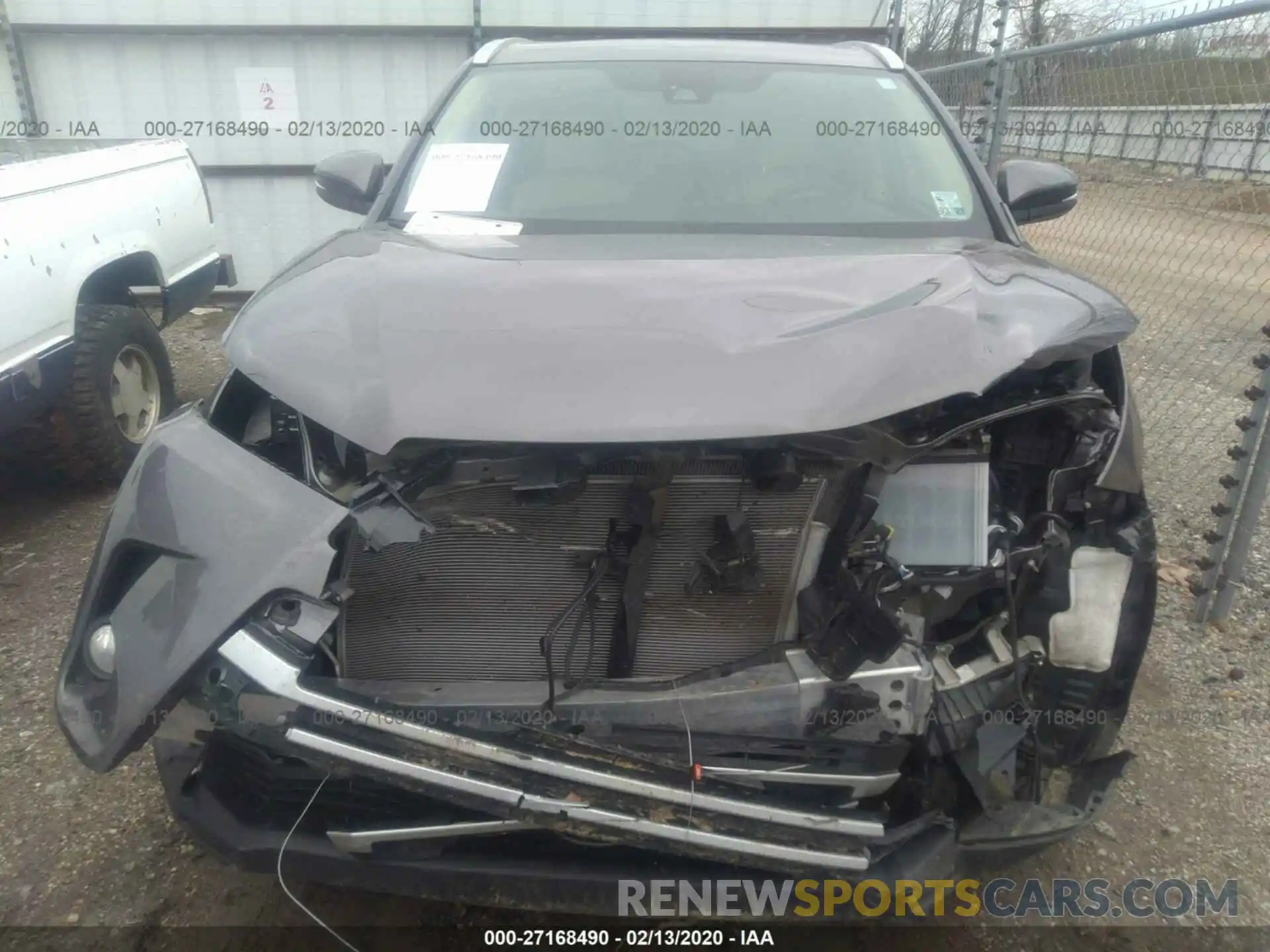 6 Photograph of a damaged car 5TDJZRFH3KS575074 TOYOTA HIGHLANDER 2019