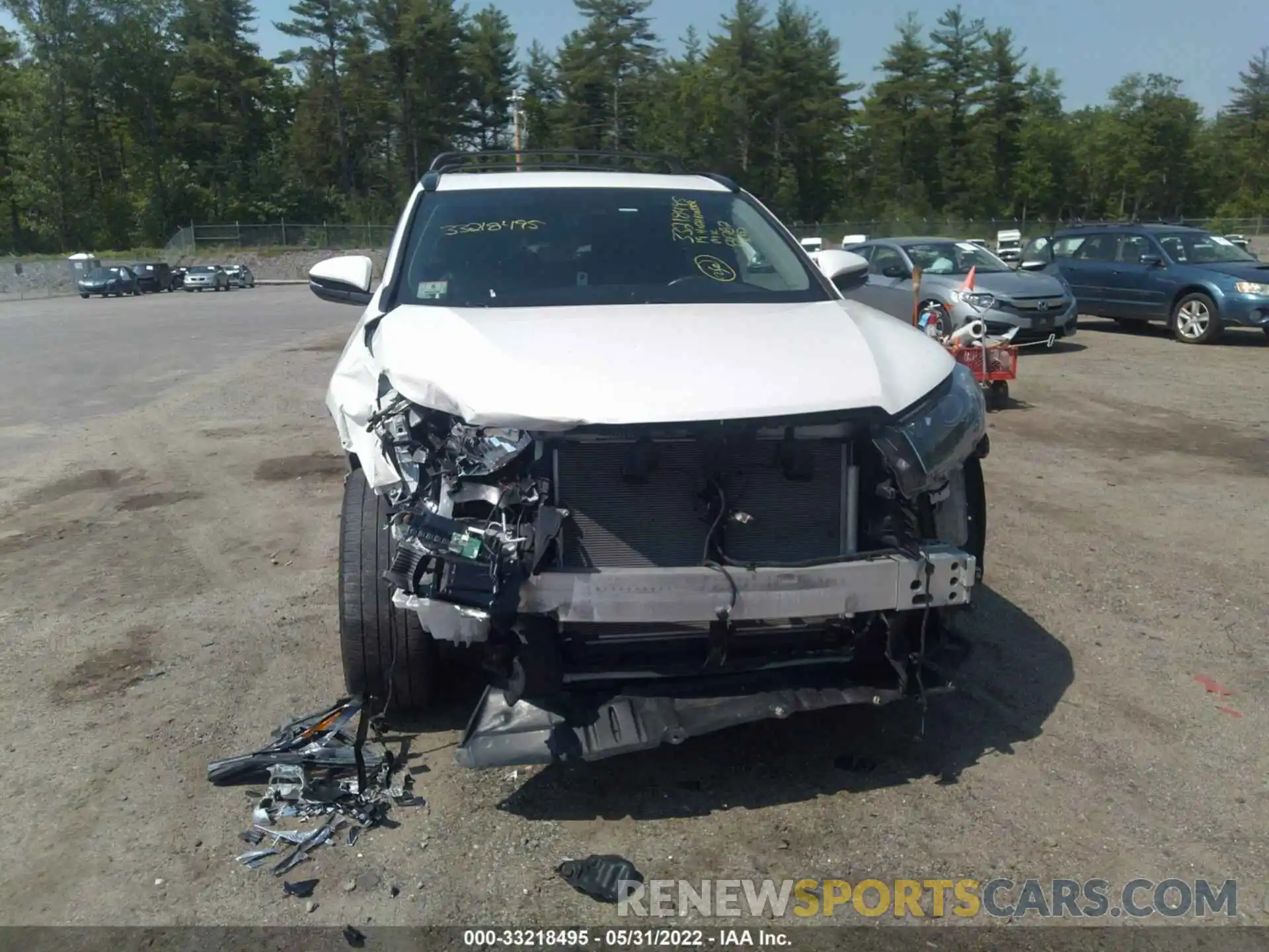 6 Photograph of a damaged car 5TDJZRFH3KS584907 TOYOTA HIGHLANDER 2019