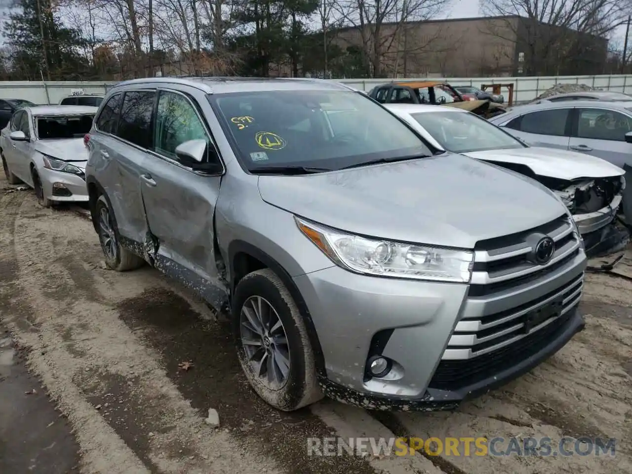 9 Фотография поврежденного автомобиля 5TDJZRFH3KS589573 TOYOTA HIGHLANDER 2019