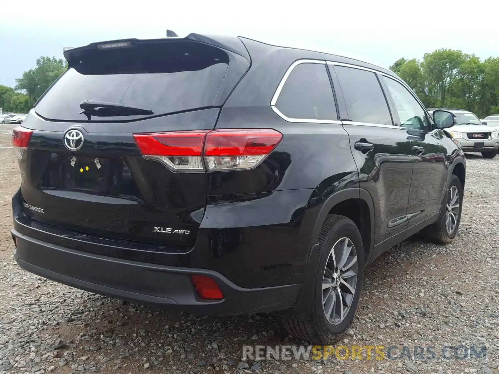 4 Фотография поврежденного автомобиля 5TDJZRFH3KS598371 TOYOTA HIGHLANDER 2019