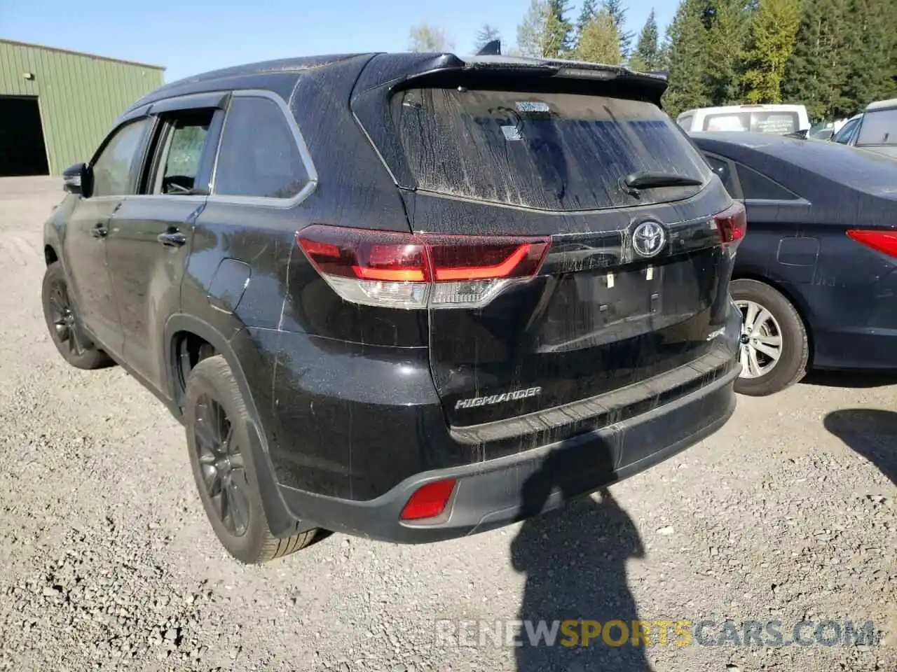 3 Фотография поврежденного автомобиля 5TDJZRFH3KS614679 TOYOTA HIGHLANDER 2019