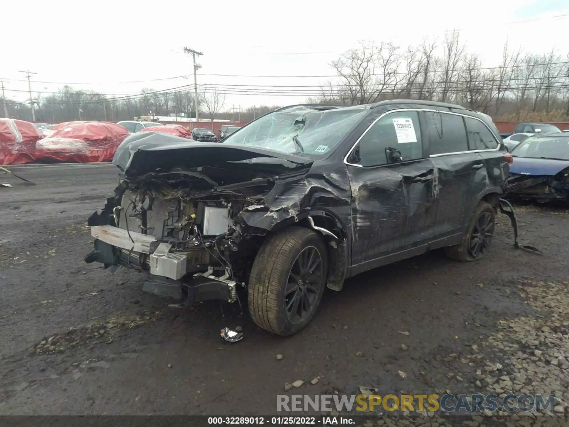 2 Фотография поврежденного автомобиля 5TDJZRFH3KS627707 TOYOTA HIGHLANDER 2019