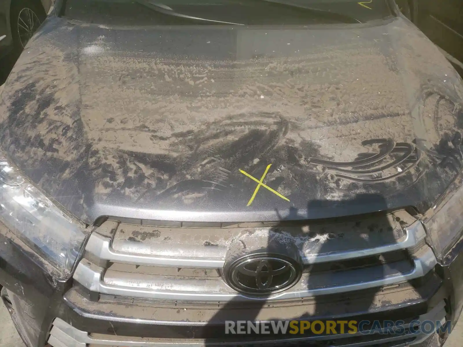 7 Photograph of a damaged car 5TDJZRFH3KS732747 TOYOTA HIGHLANDER 2019