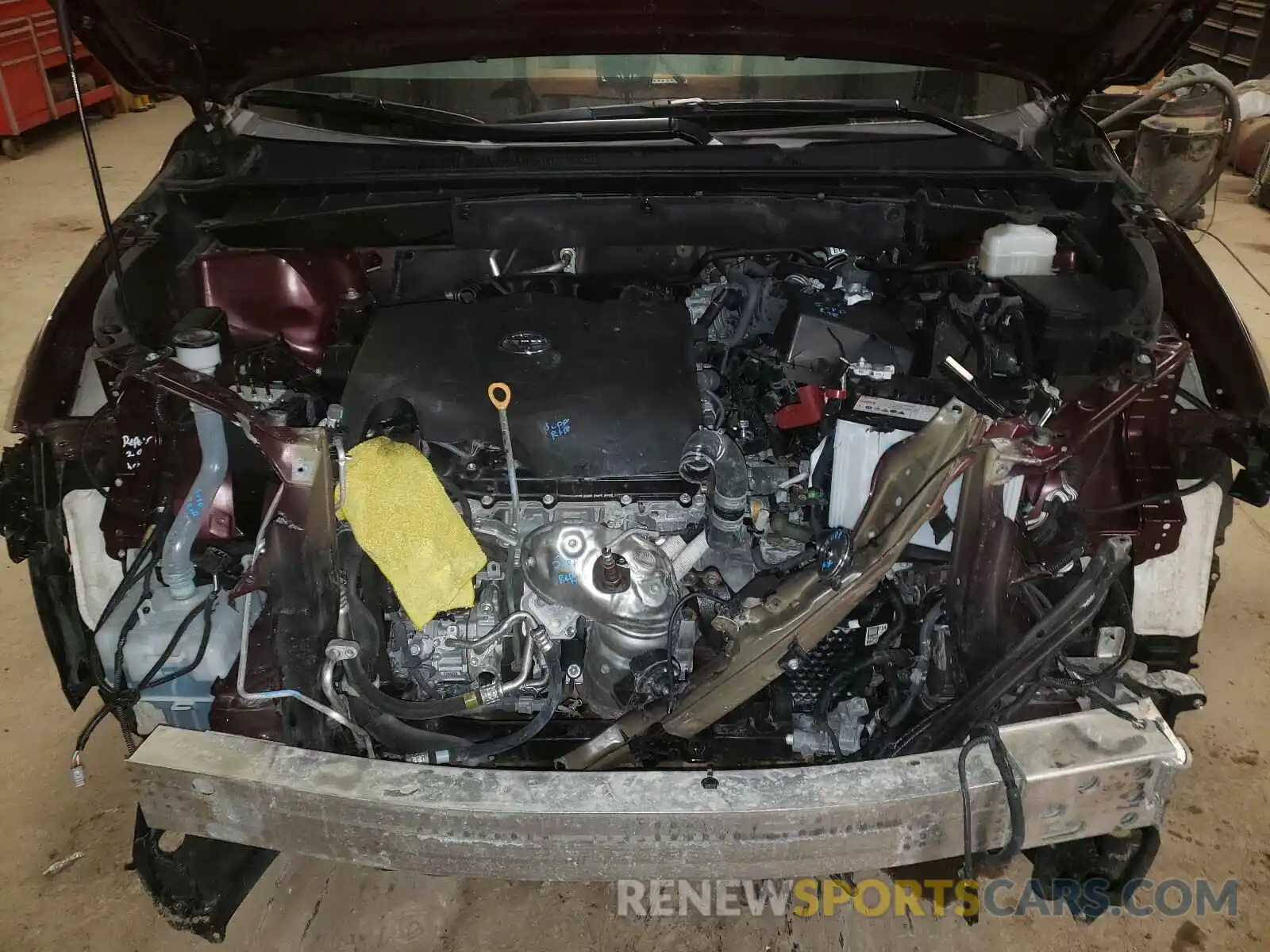 7 Photograph of a damaged car 5TDJZRFH3KS969707 TOYOTA HIGHLANDER 2019