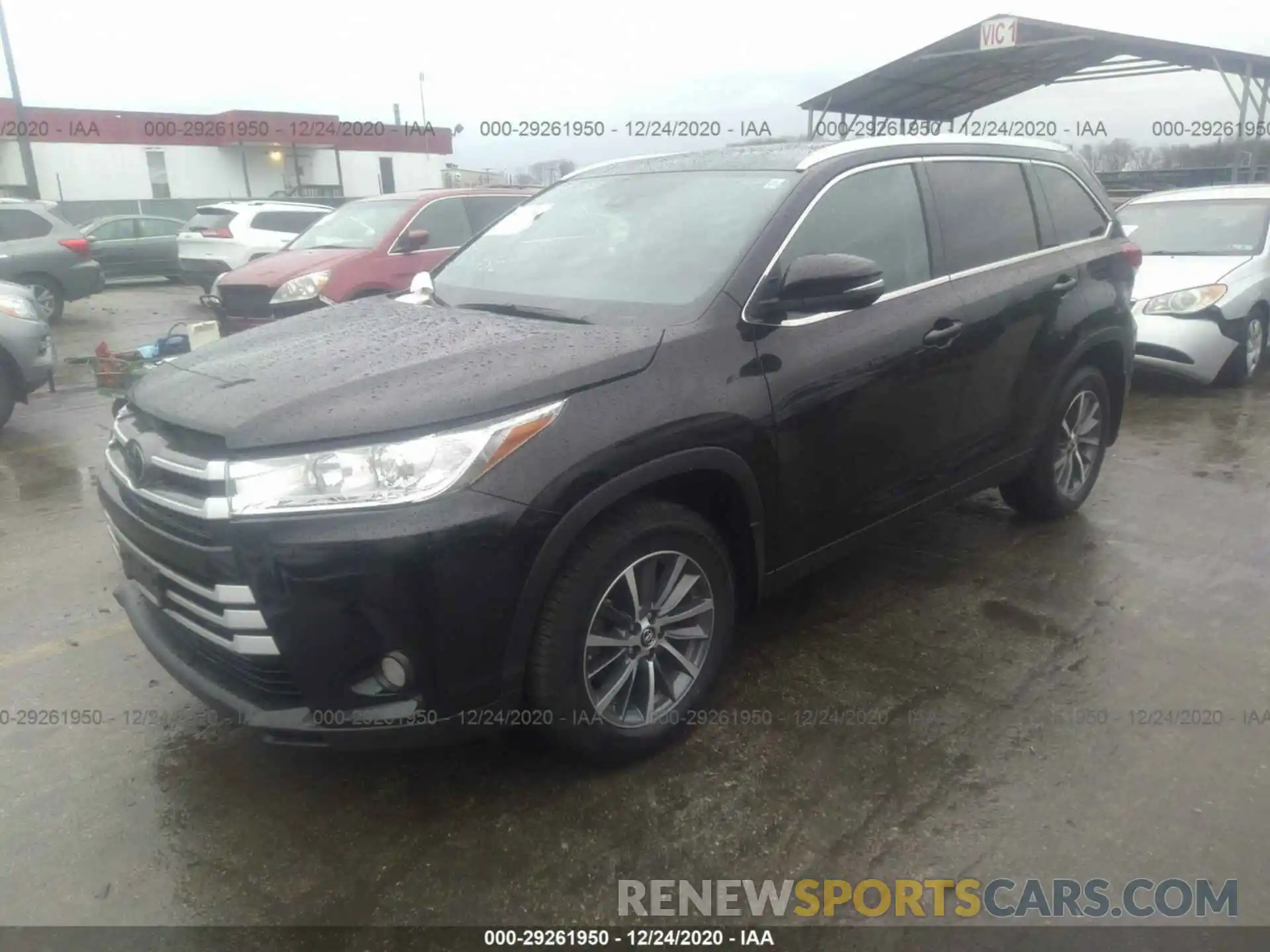 2 Photograph of a damaged car 5TDJZRFH4KS571471 TOYOTA HIGHLANDER 2019