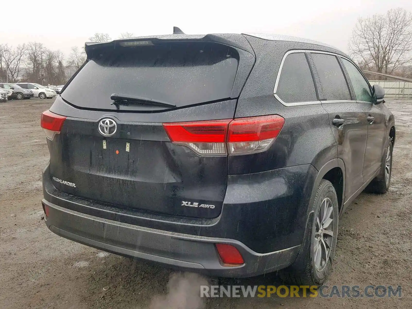 4 Фотография поврежденного автомобиля 5TDJZRFH4KS571969 TOYOTA HIGHLANDER 2019