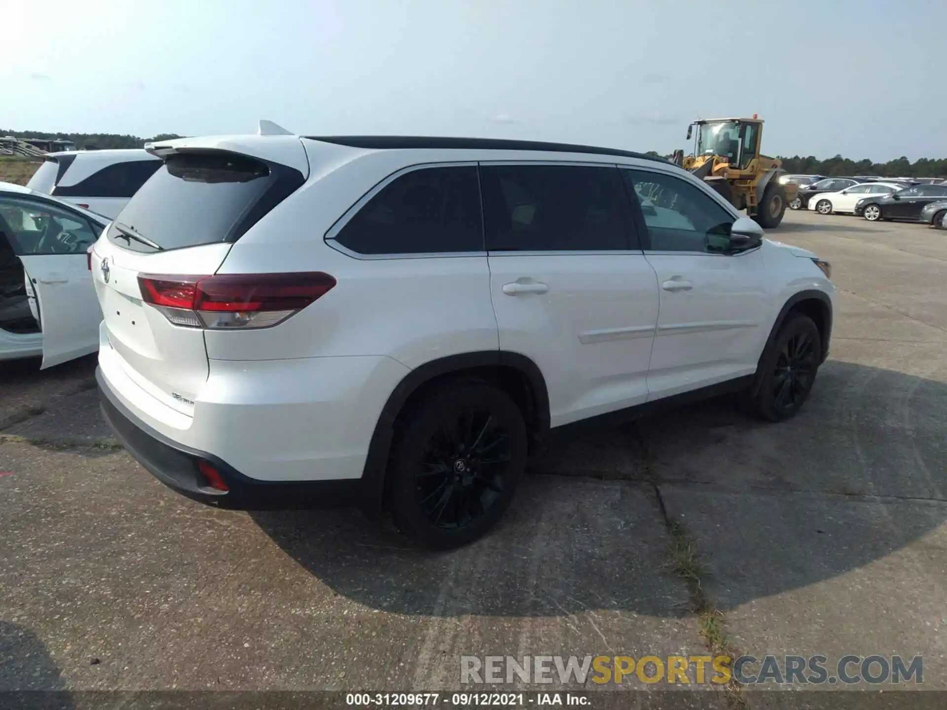 4 Фотография поврежденного автомобиля 5TDJZRFH4KS599724 TOYOTA HIGHLANDER 2019