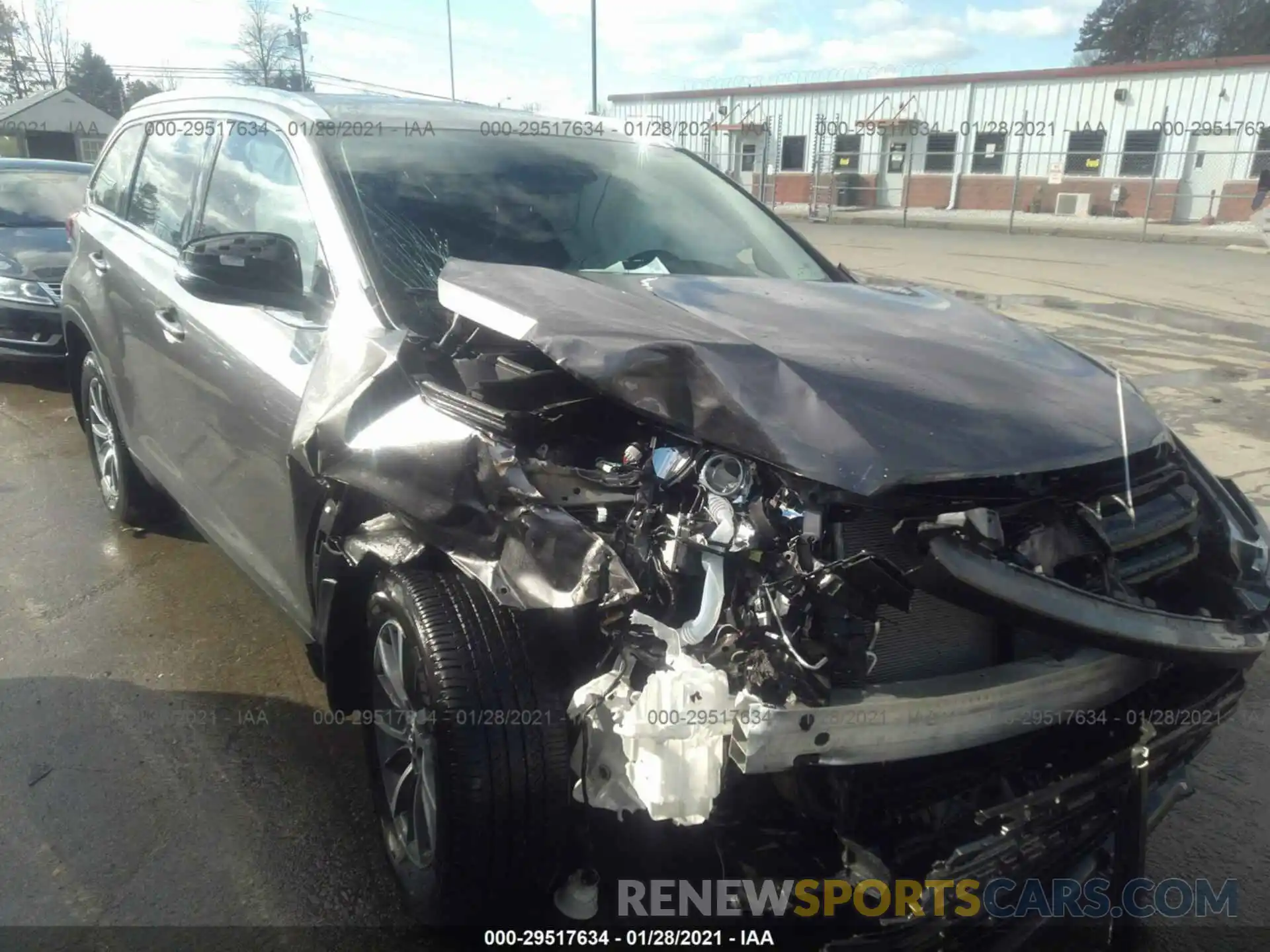 6 Photograph of a damaged car 5TDJZRFH4KS603819 TOYOTA HIGHLANDER 2019