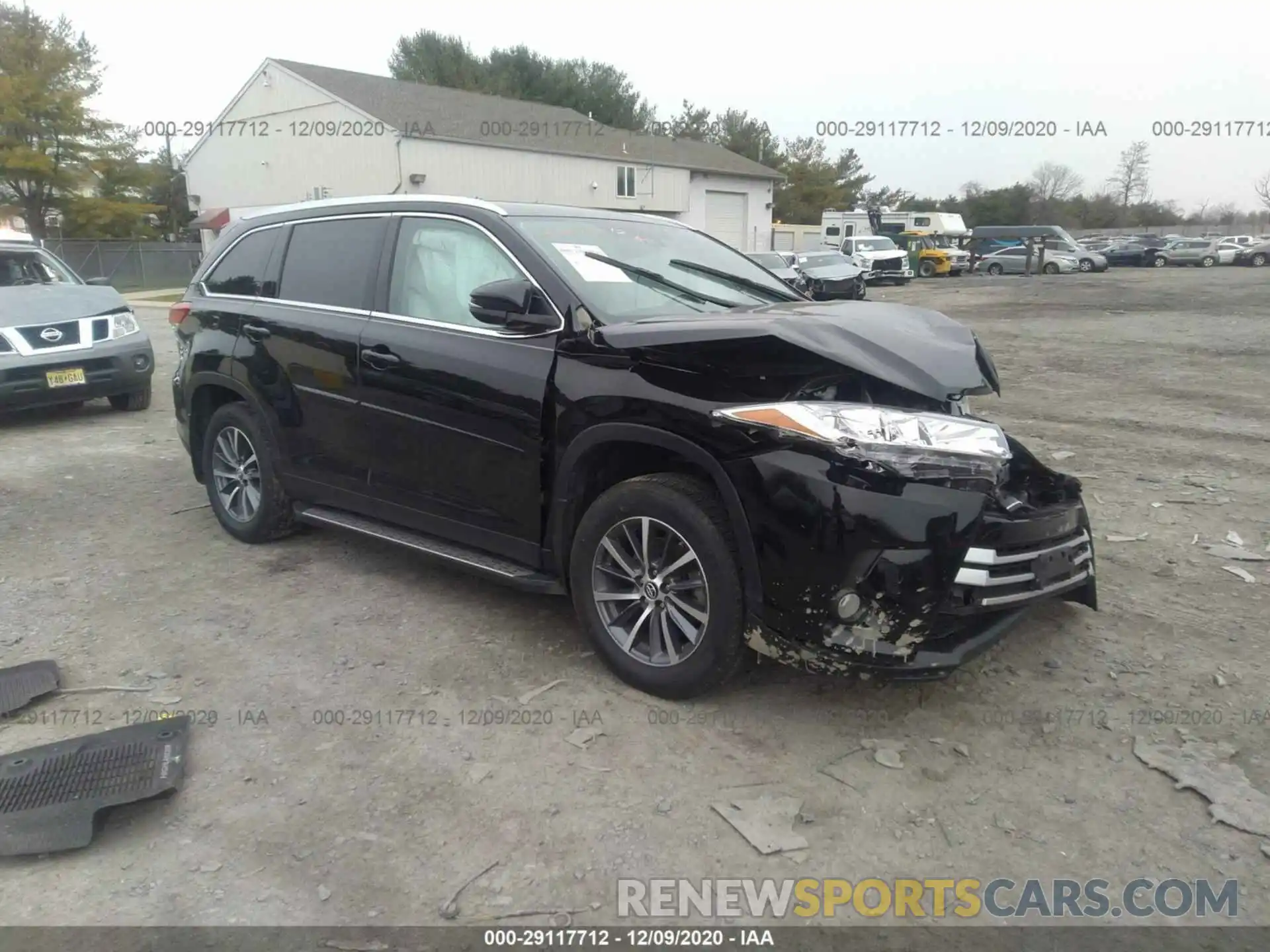 1 Фотография поврежденного автомобиля 5TDJZRFH4KS603903 TOYOTA HIGHLANDER 2019