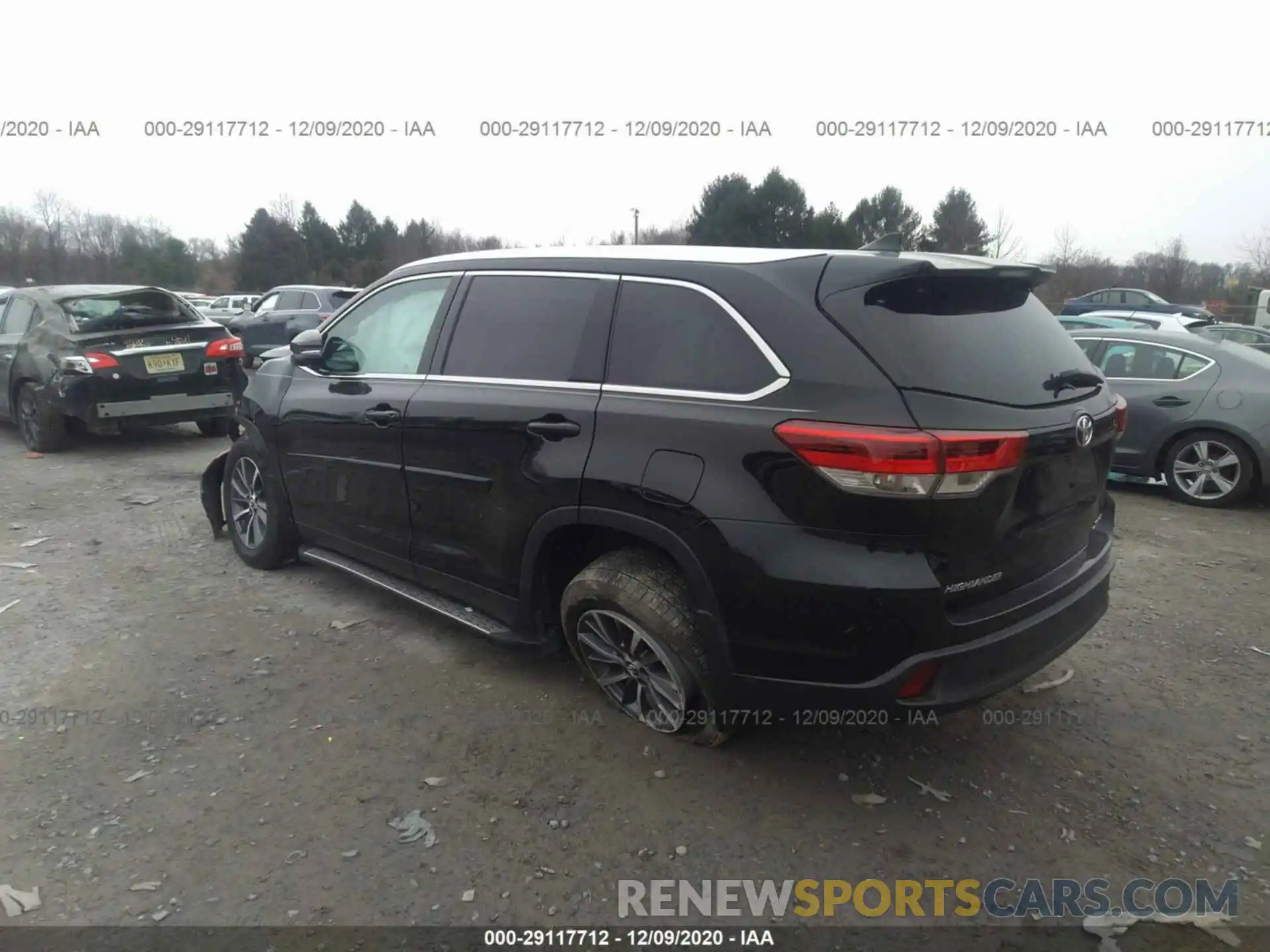 3 Фотография поврежденного автомобиля 5TDJZRFH4KS603903 TOYOTA HIGHLANDER 2019