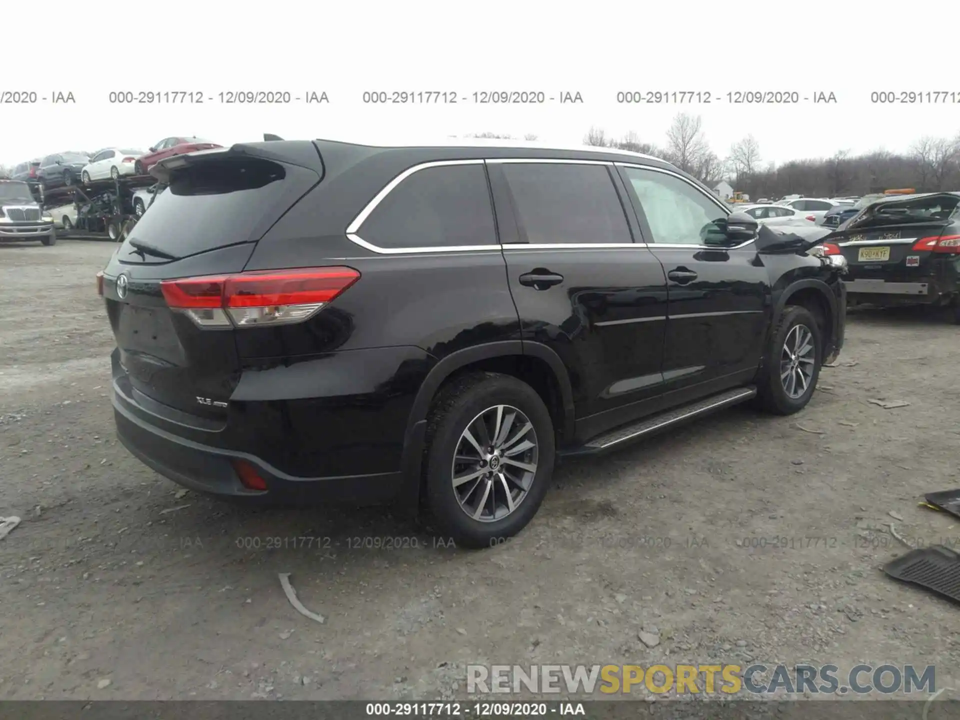 4 Фотография поврежденного автомобиля 5TDJZRFH4KS603903 TOYOTA HIGHLANDER 2019